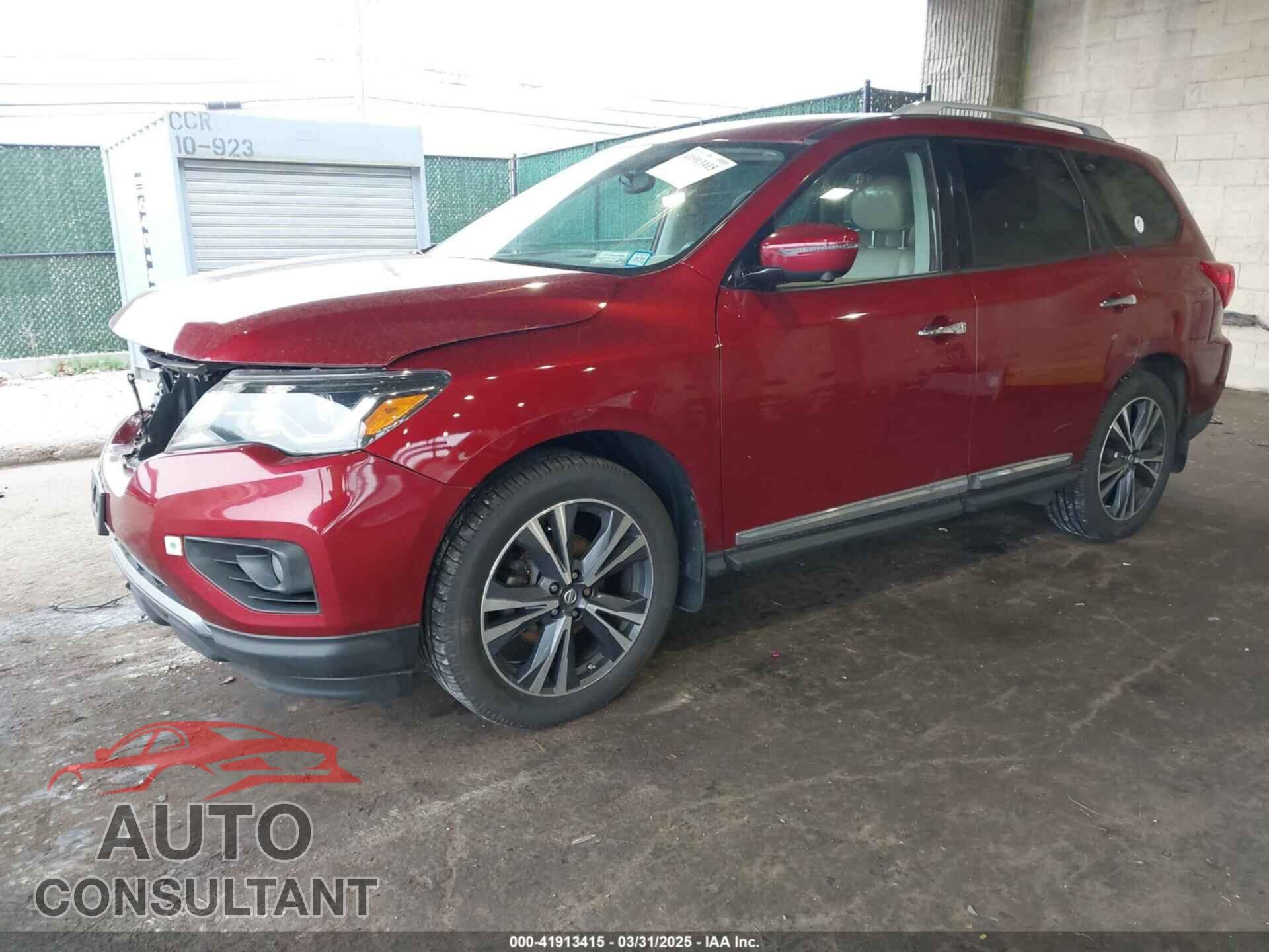NISSAN PATHFINDER 2019 - 5N1DR2MM5KC592248