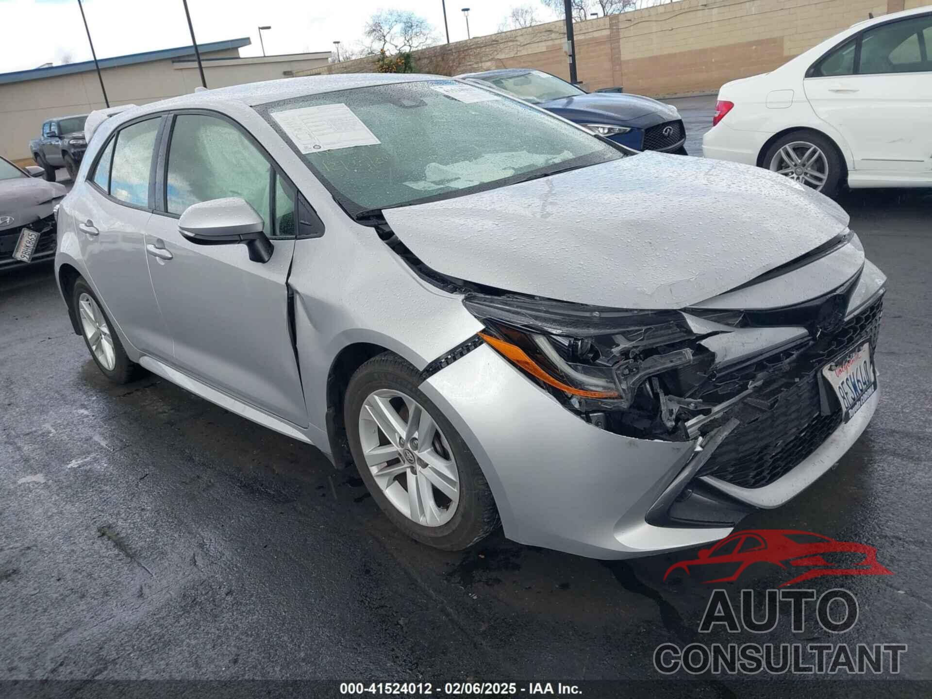 TOYOTA COROLLA 2019 - JTNK4RBE2K3013338
