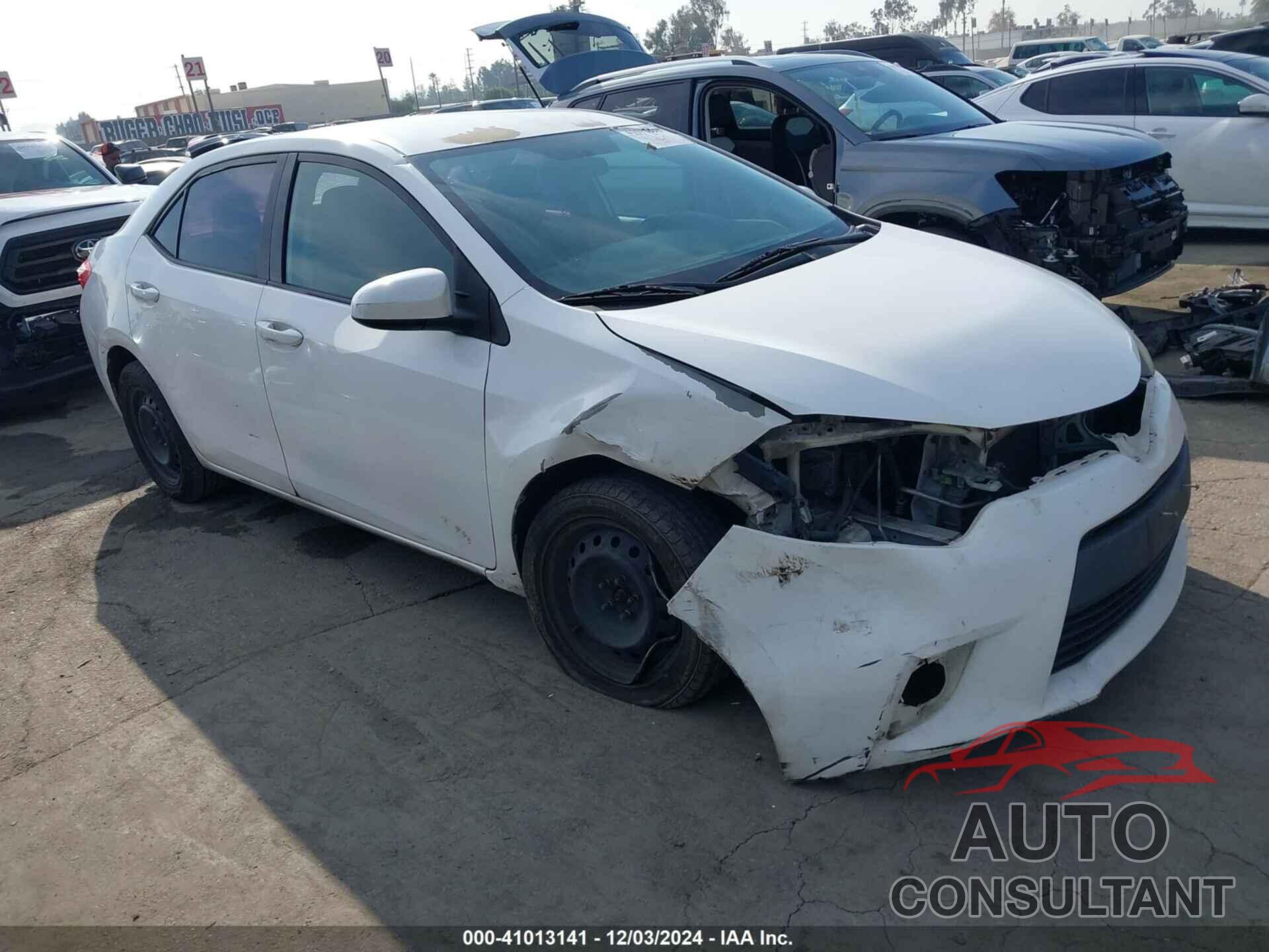 TOYOTA COROLLA 2014 - 5YFBURHE0EP091785