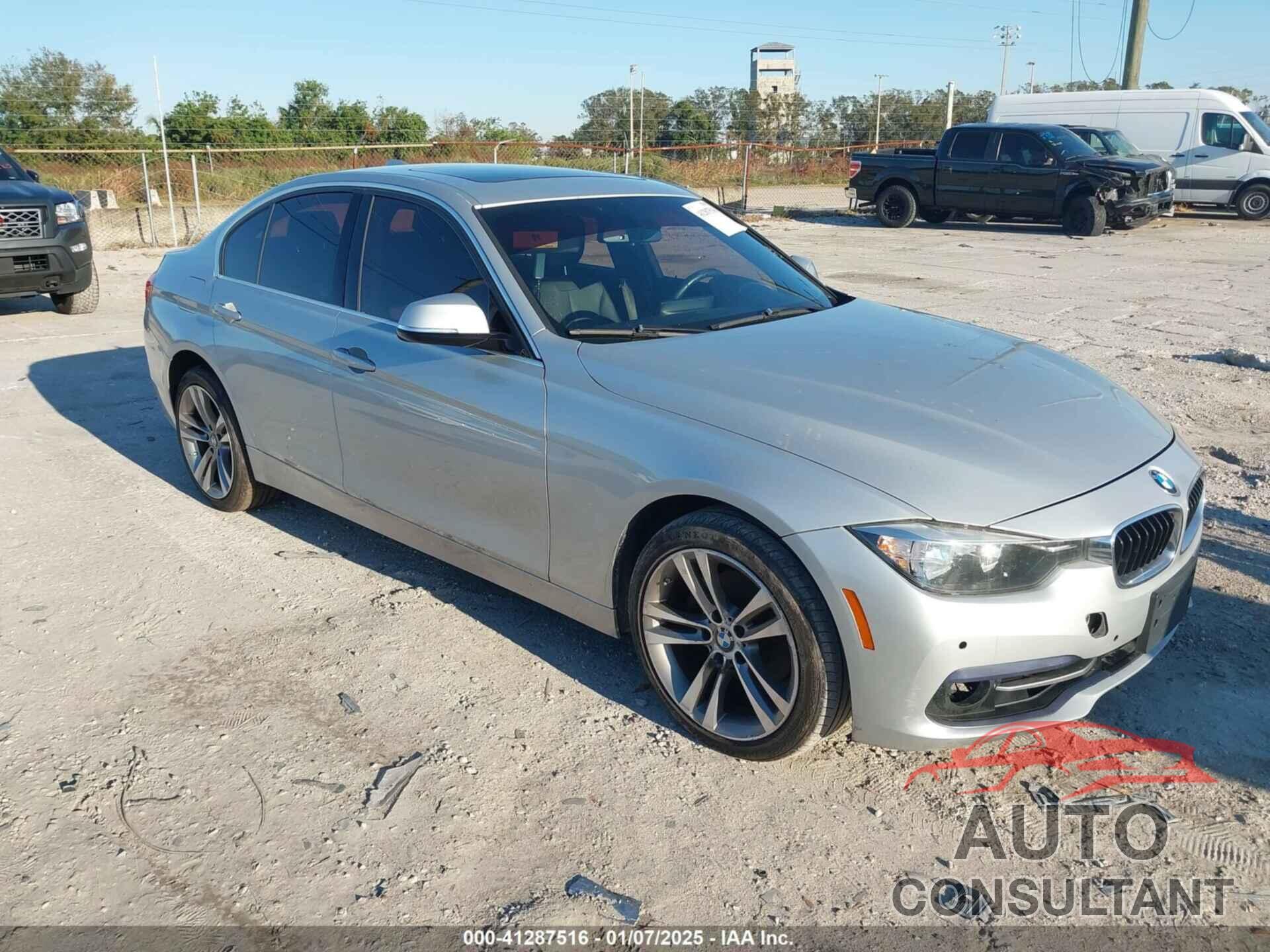 BMW 330I 2017 - WBA8D9G38HNU65293