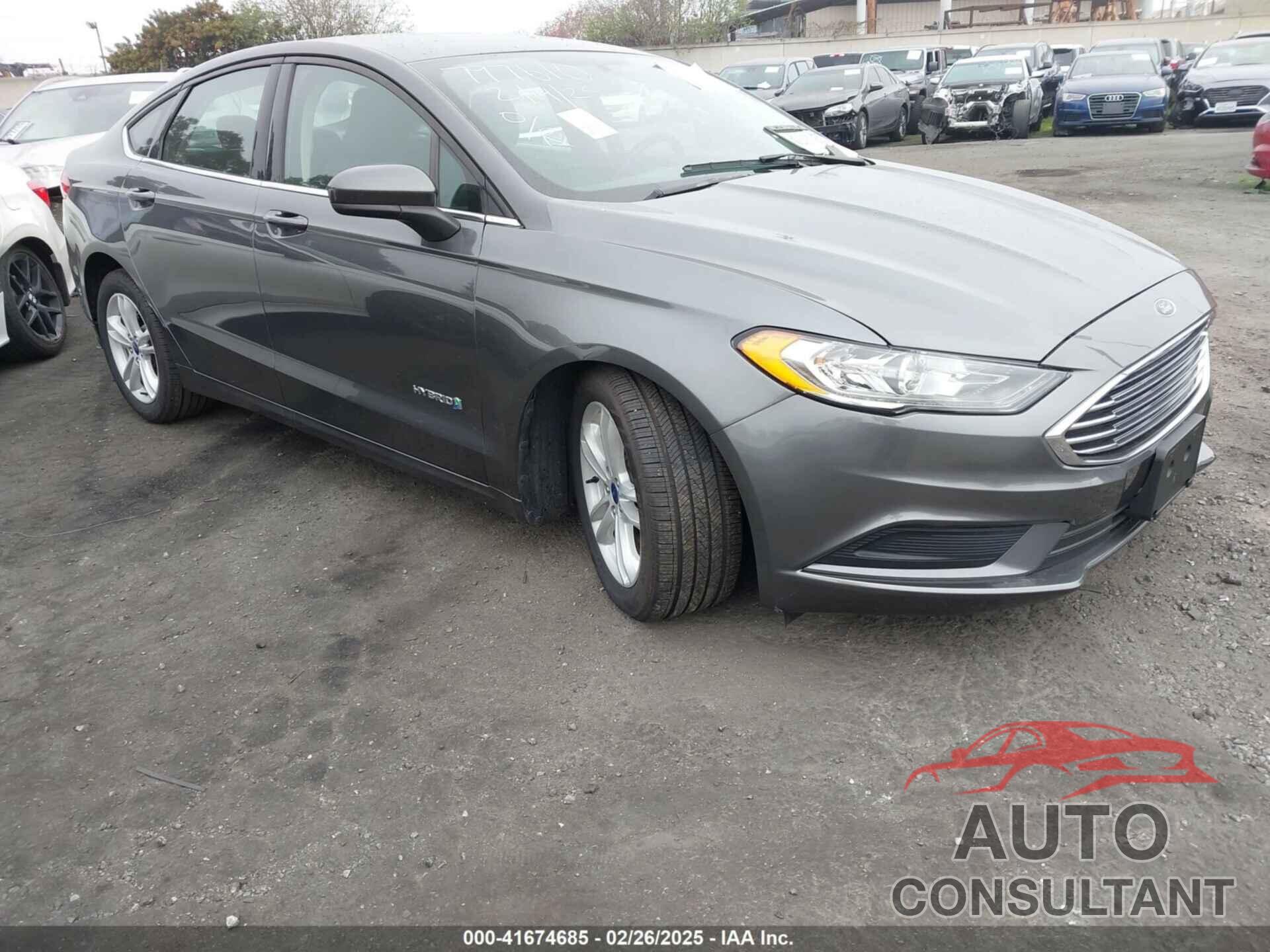 FORD FUSION HYBRID 2018 - 3FA6P0LU6JR224871