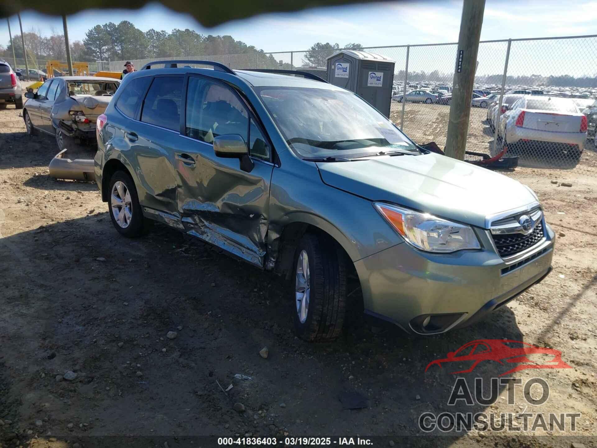 SUBARU FORESTER 2016 - JF2SJAHC2GH532678