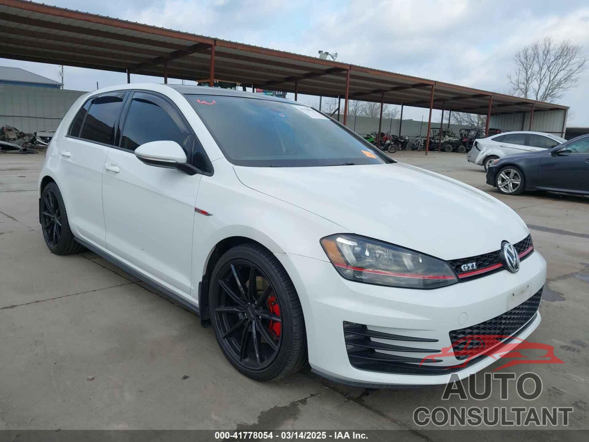 VOLKSWAGEN GOLF GTI 2016 - 3VW4T7AU8GM046084