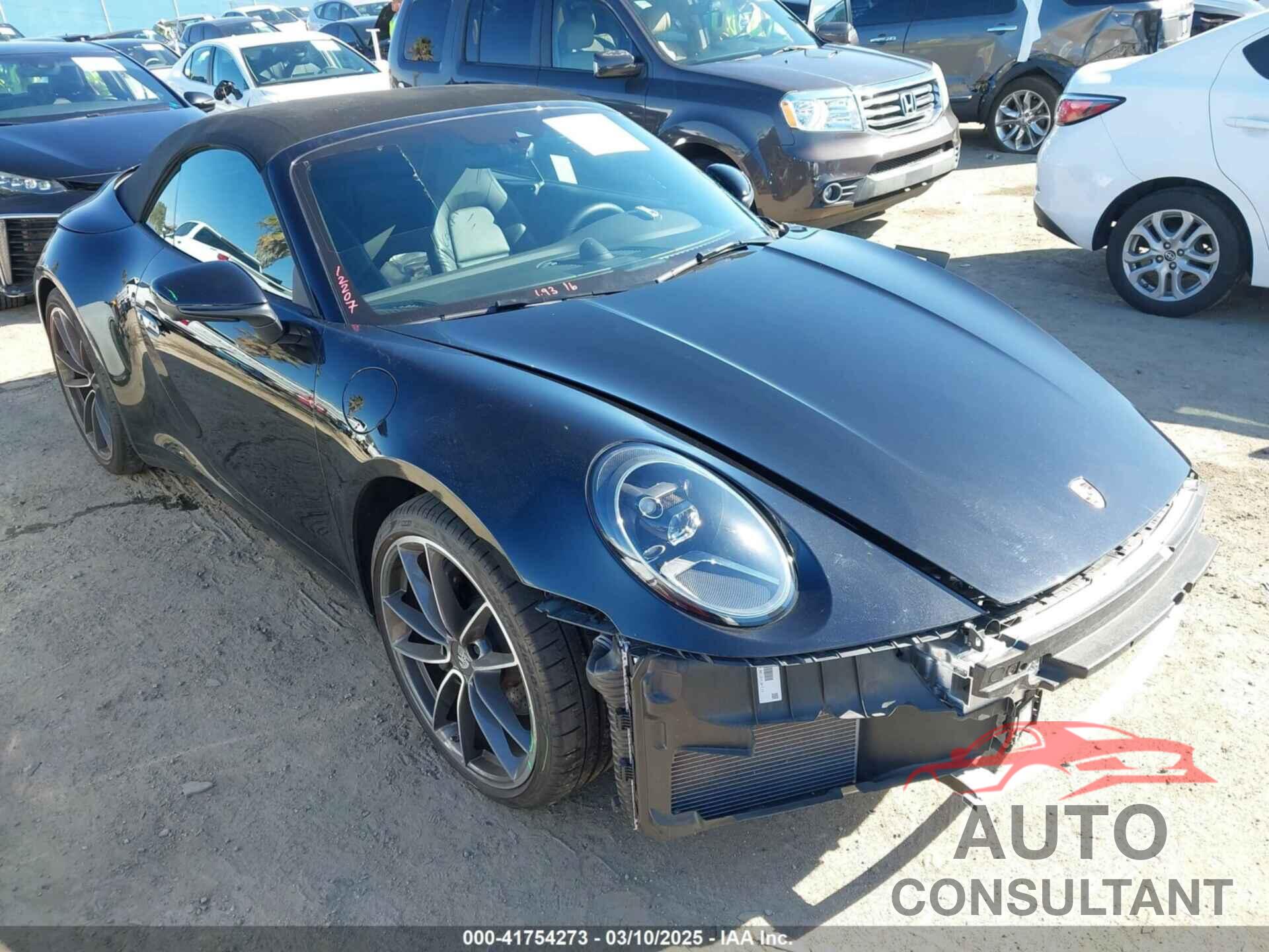 PORSCHE 911 2022 - WP0CA2A95NS237100