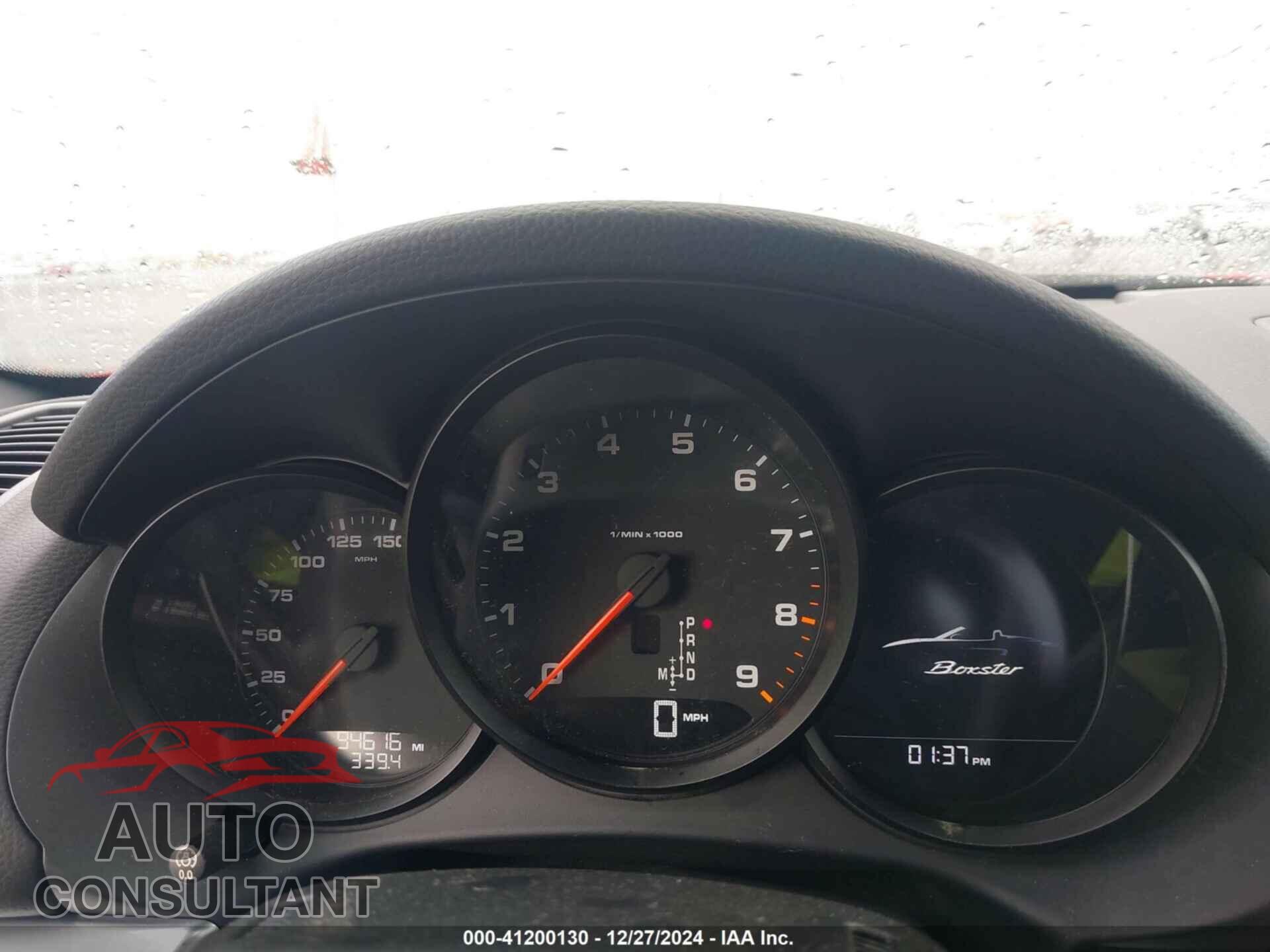 PORSCHE BOXSTER 2014 - WP0CA2A89ES120109