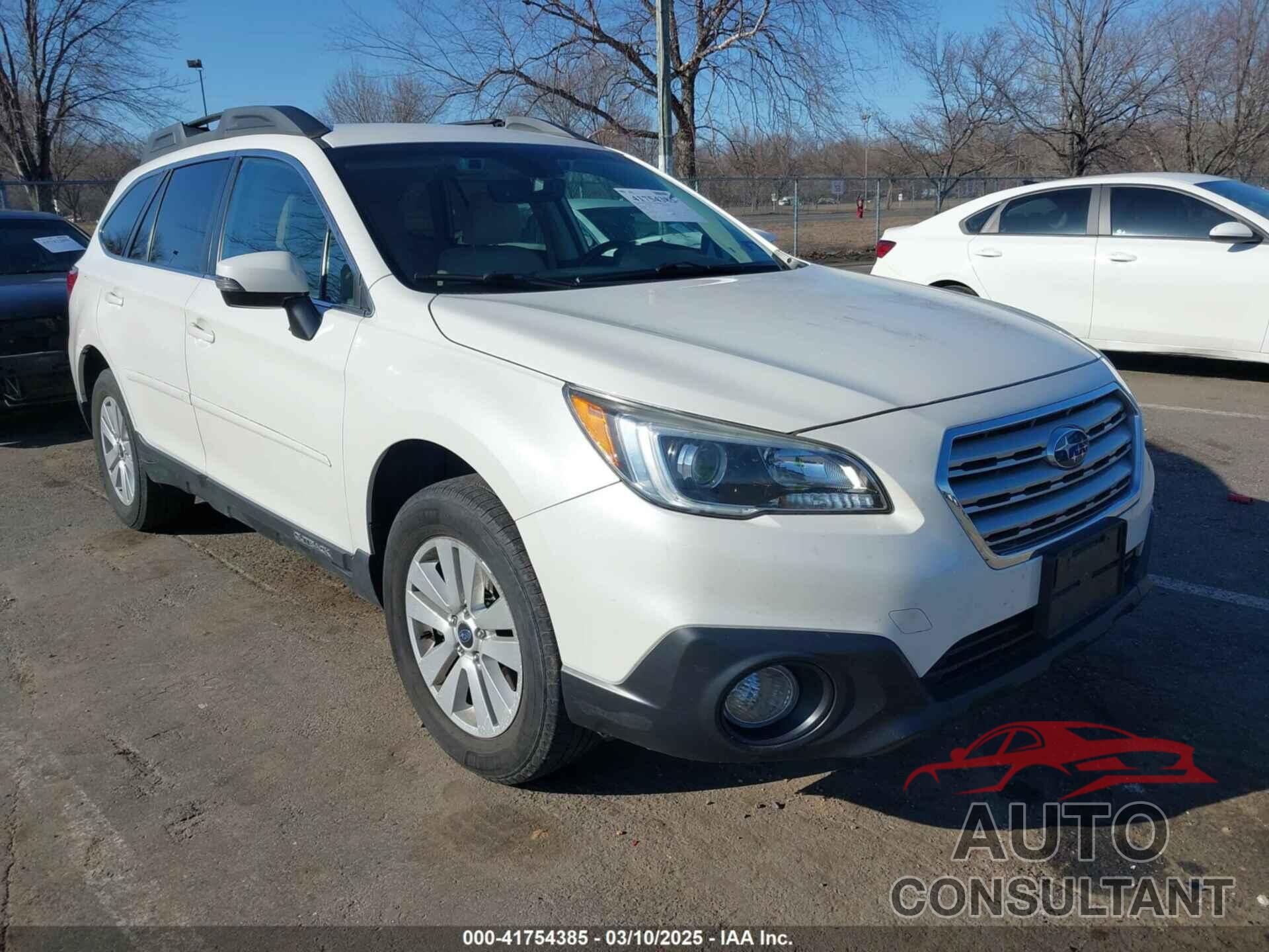 SUBARU OUTBACK 2017 - 4S4BSAFC3H3295885