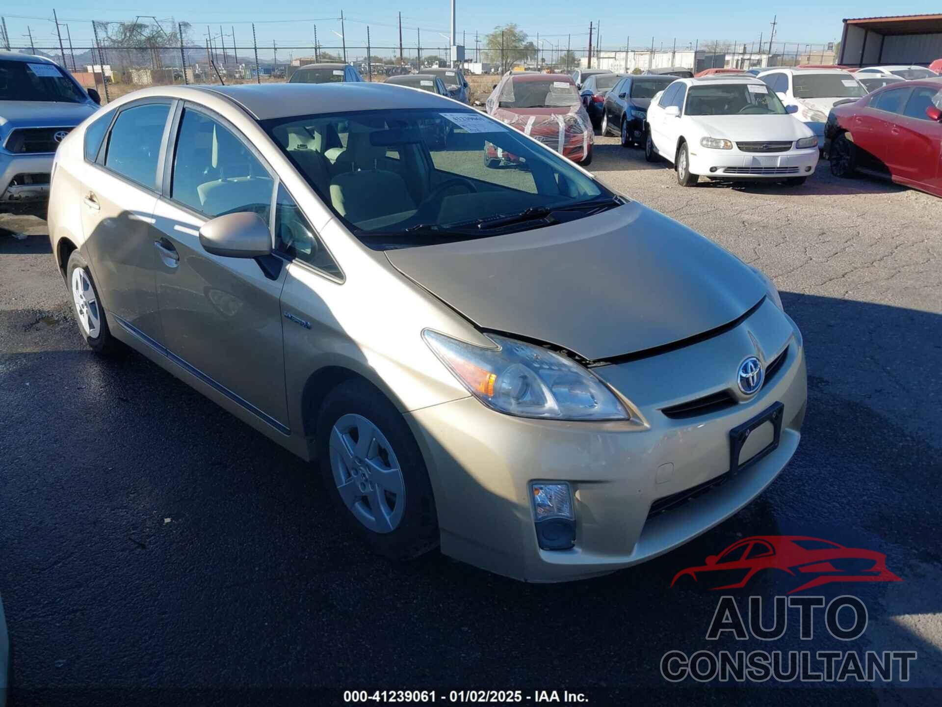 TOYOTA PRIUS 2011 - JTDKN3DU9B1417090