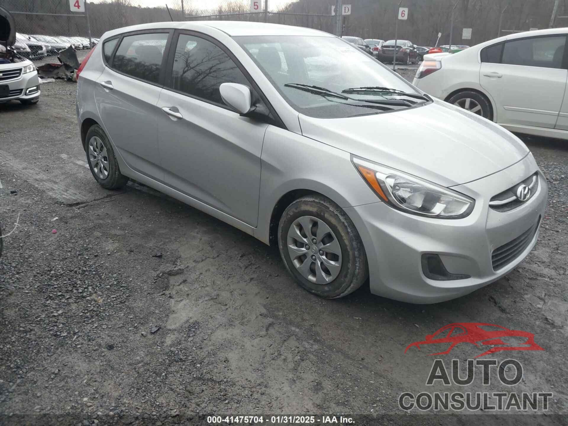 HYUNDAI ACCENT 2017 - KMHCT5AE4HU325312