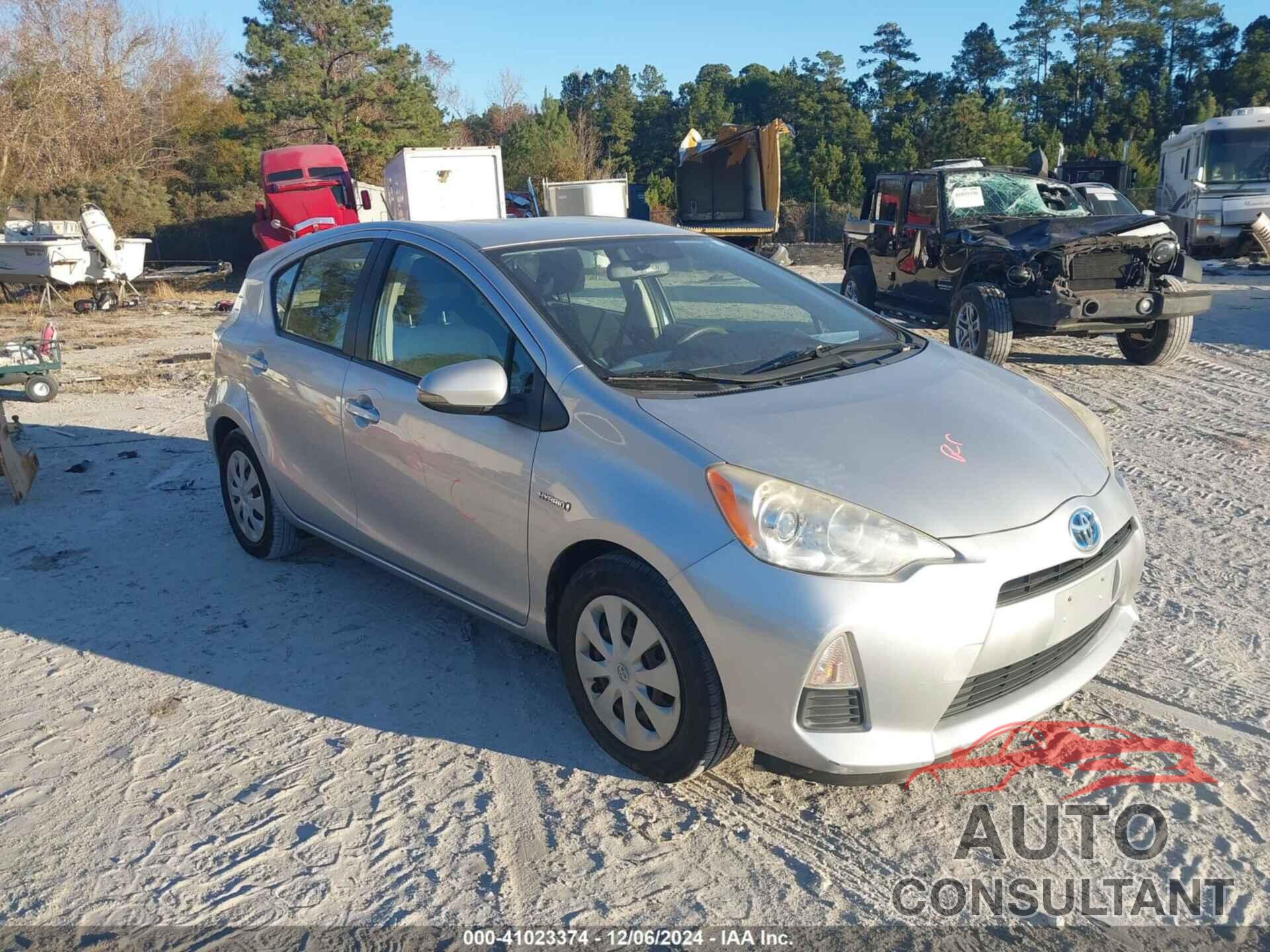 TOYOTA PRIUS C 2012 - JTDKDTB39C1006786