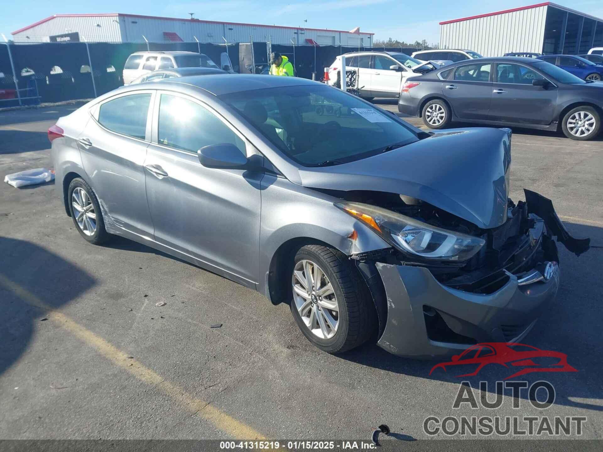 HYUNDAI ELANTRA 2016 - KMHDH4AE1GU568221