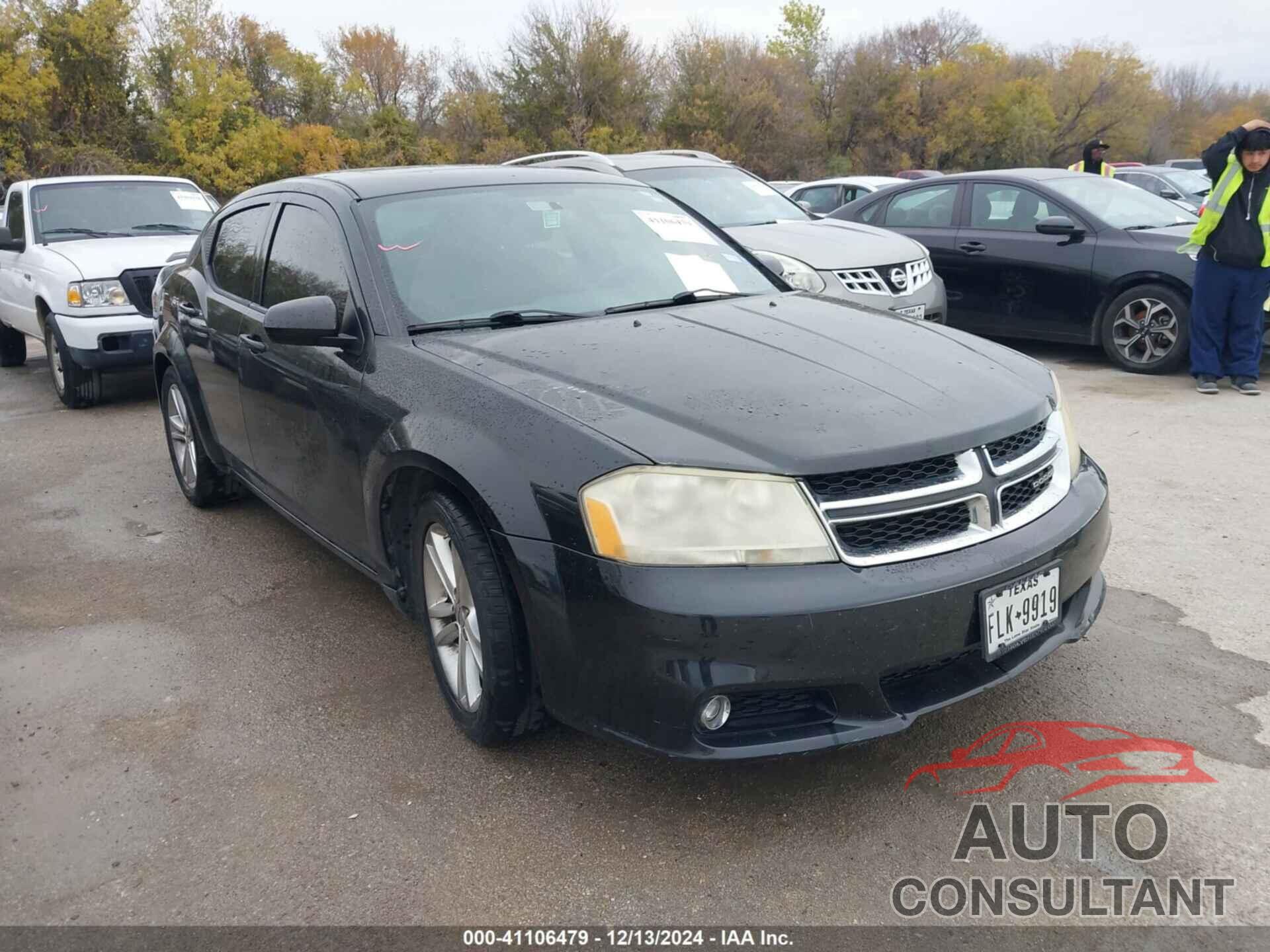 DODGE AVENGER 2011 - 1B3BD1FG8BN506691