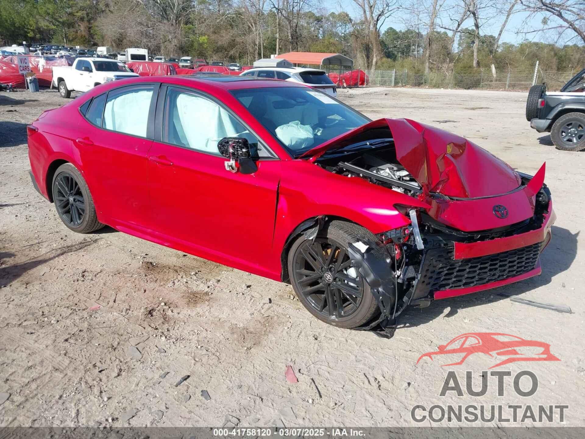 TOYOTA CAMRY 2025 - 4T1DAACK9SU097501