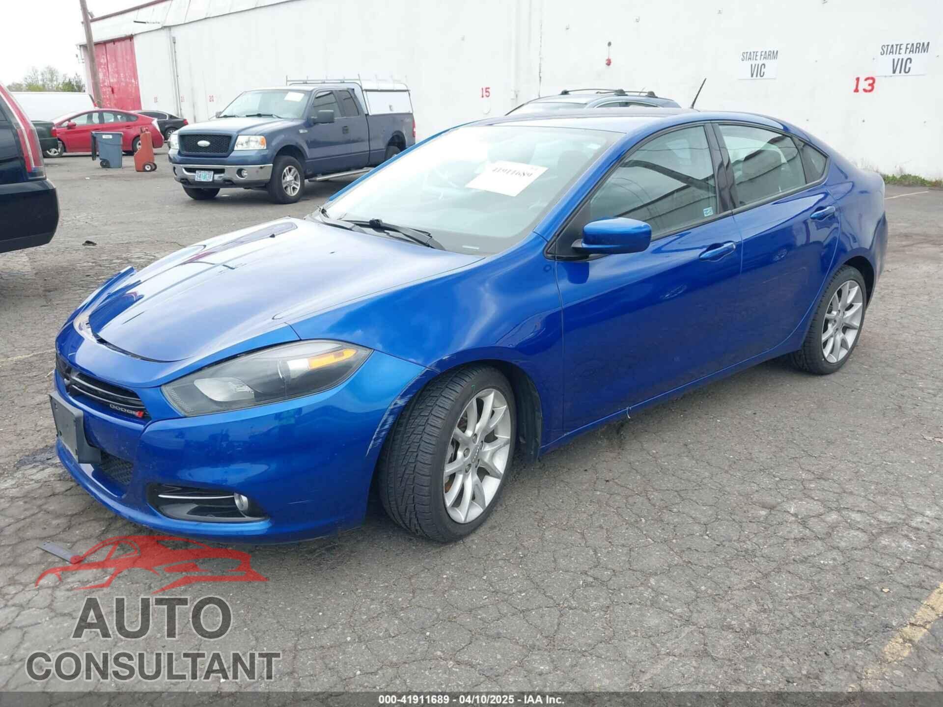 DODGE DART 2013 - 1C3CDFBA2DD336813