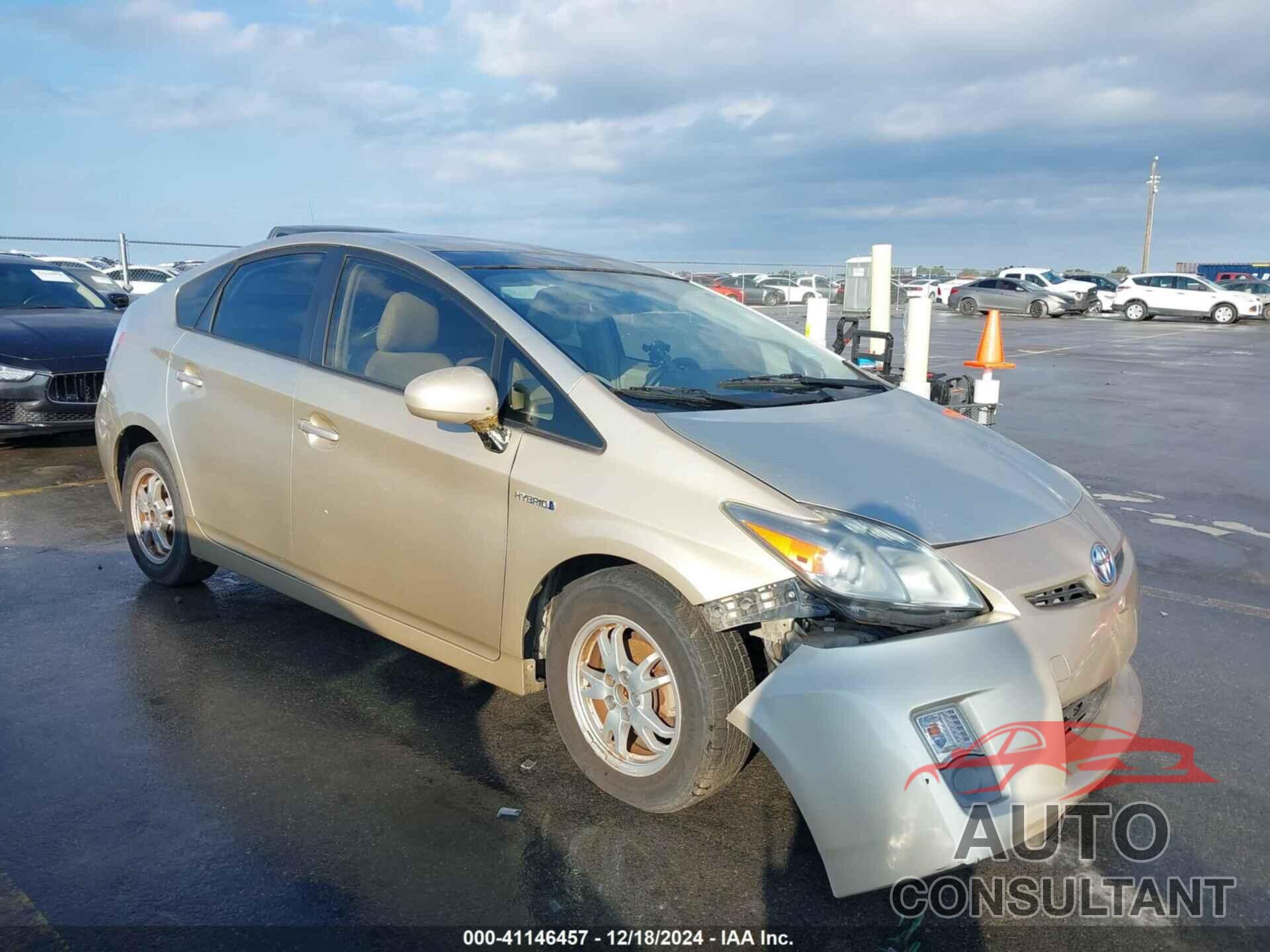 TOYOTA PRIUS 2010 - JTDKN3DUXA0043268