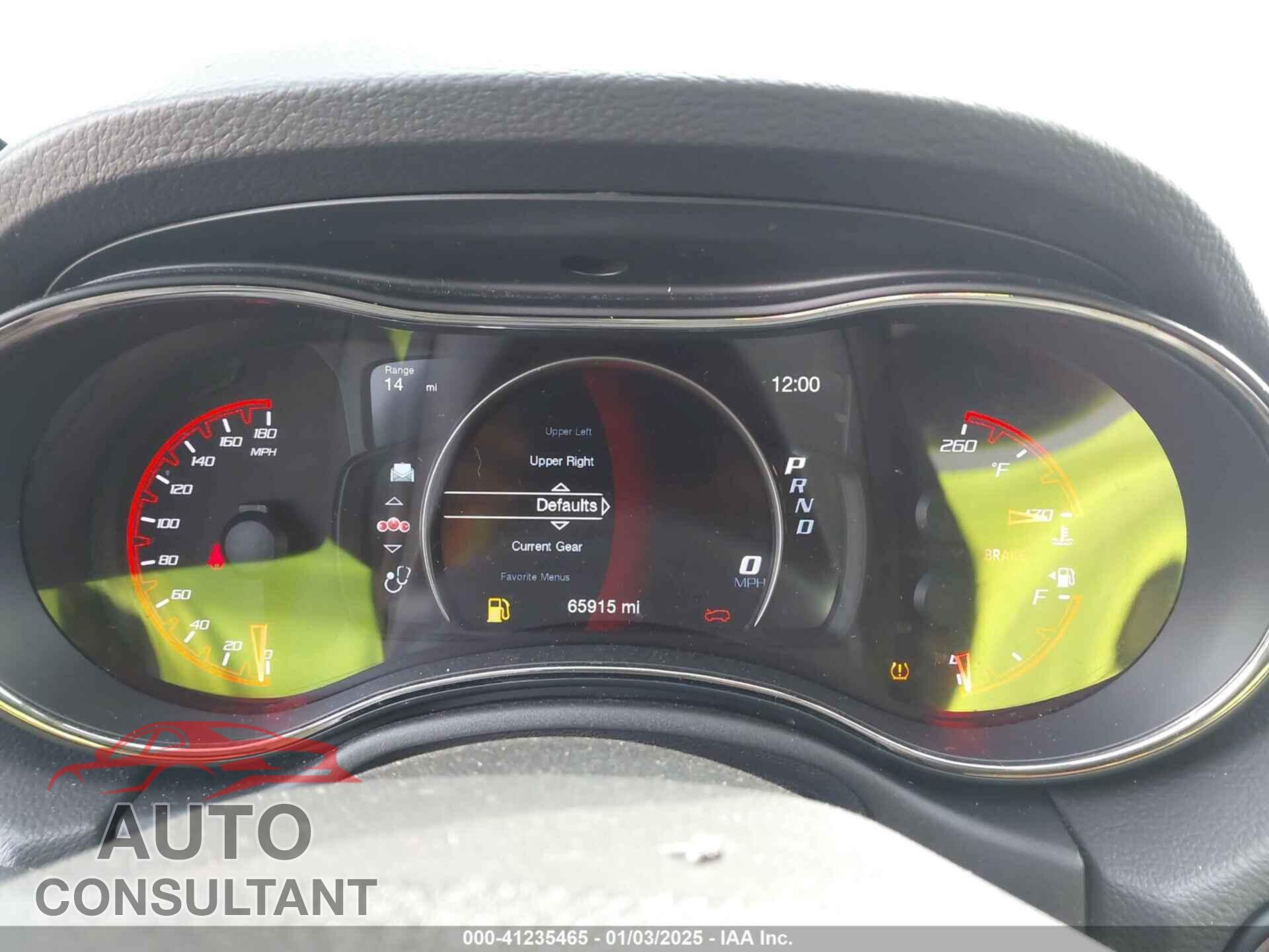 DODGE DURANGO 2018 - 1C4SDJGJ2JC456812