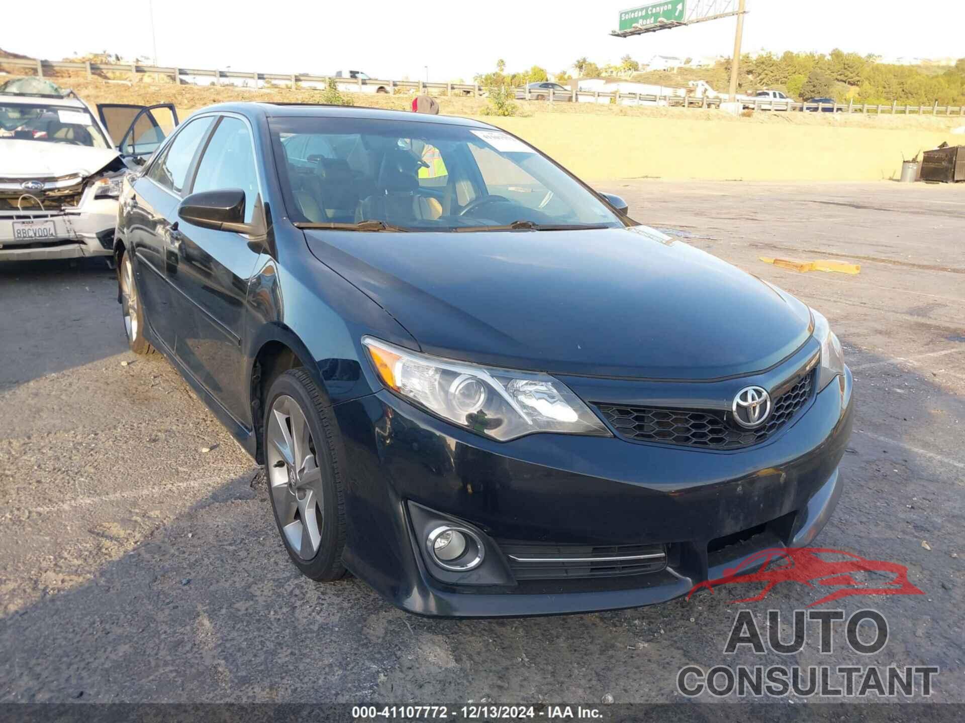 TOYOTA CAMRY 2012 - 4T1BK1FK4CU014848
