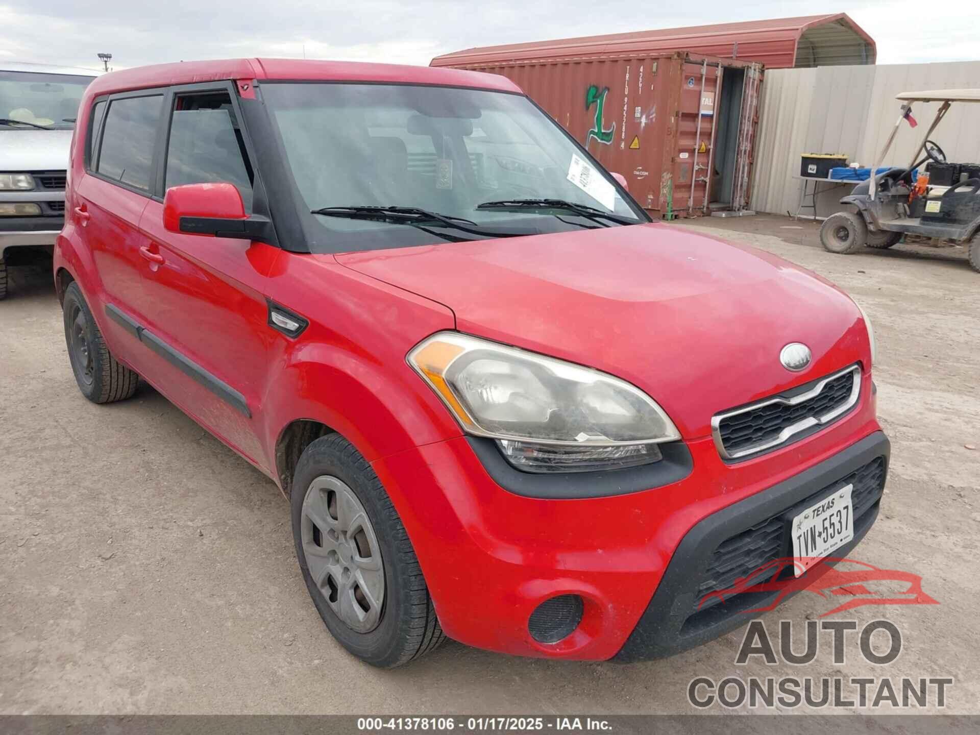 KIA SOUL 2013 - KNDJT2A5XD7590657