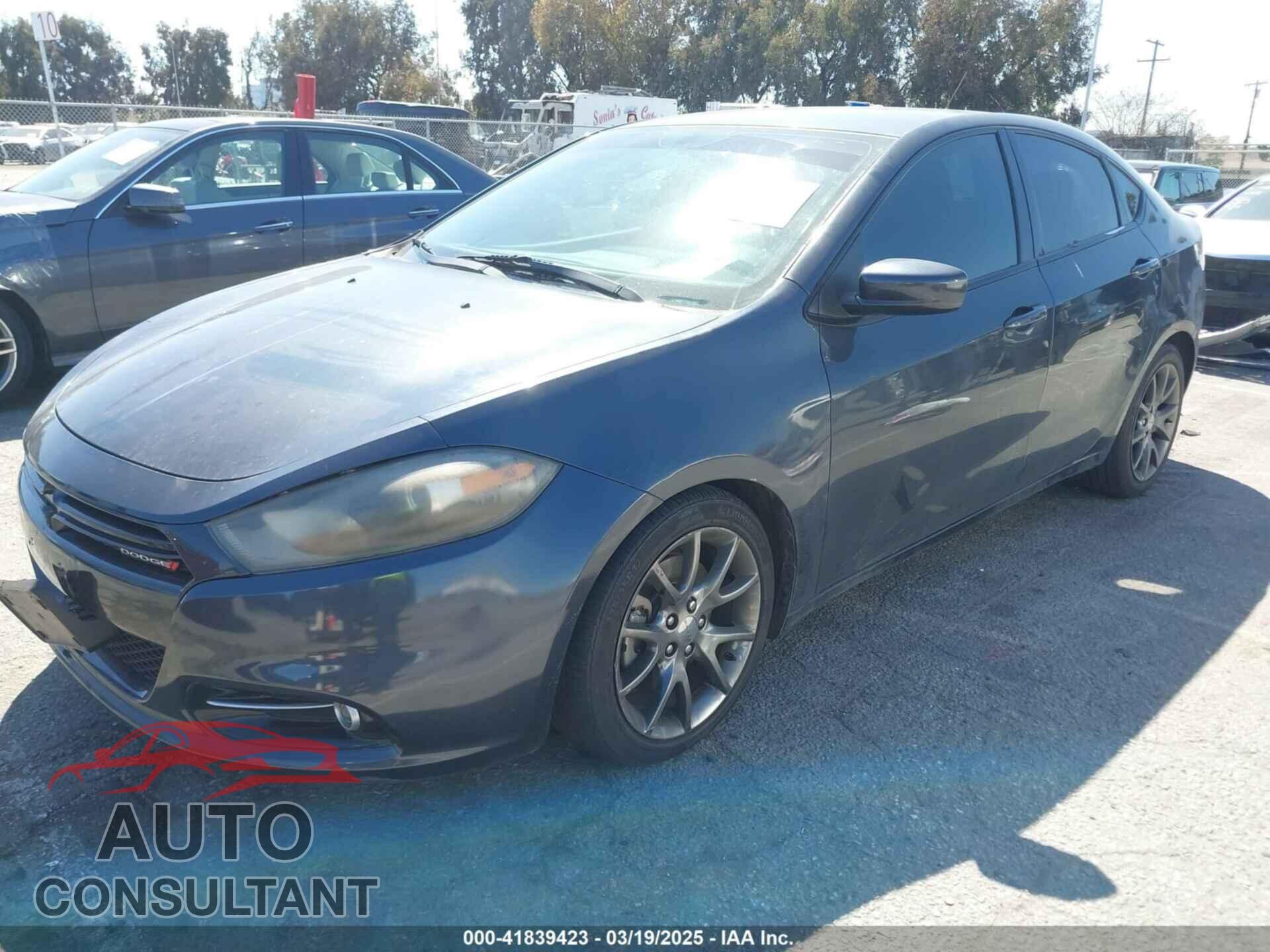DODGE DART 2013 - 1C3CDFBA3DD309376