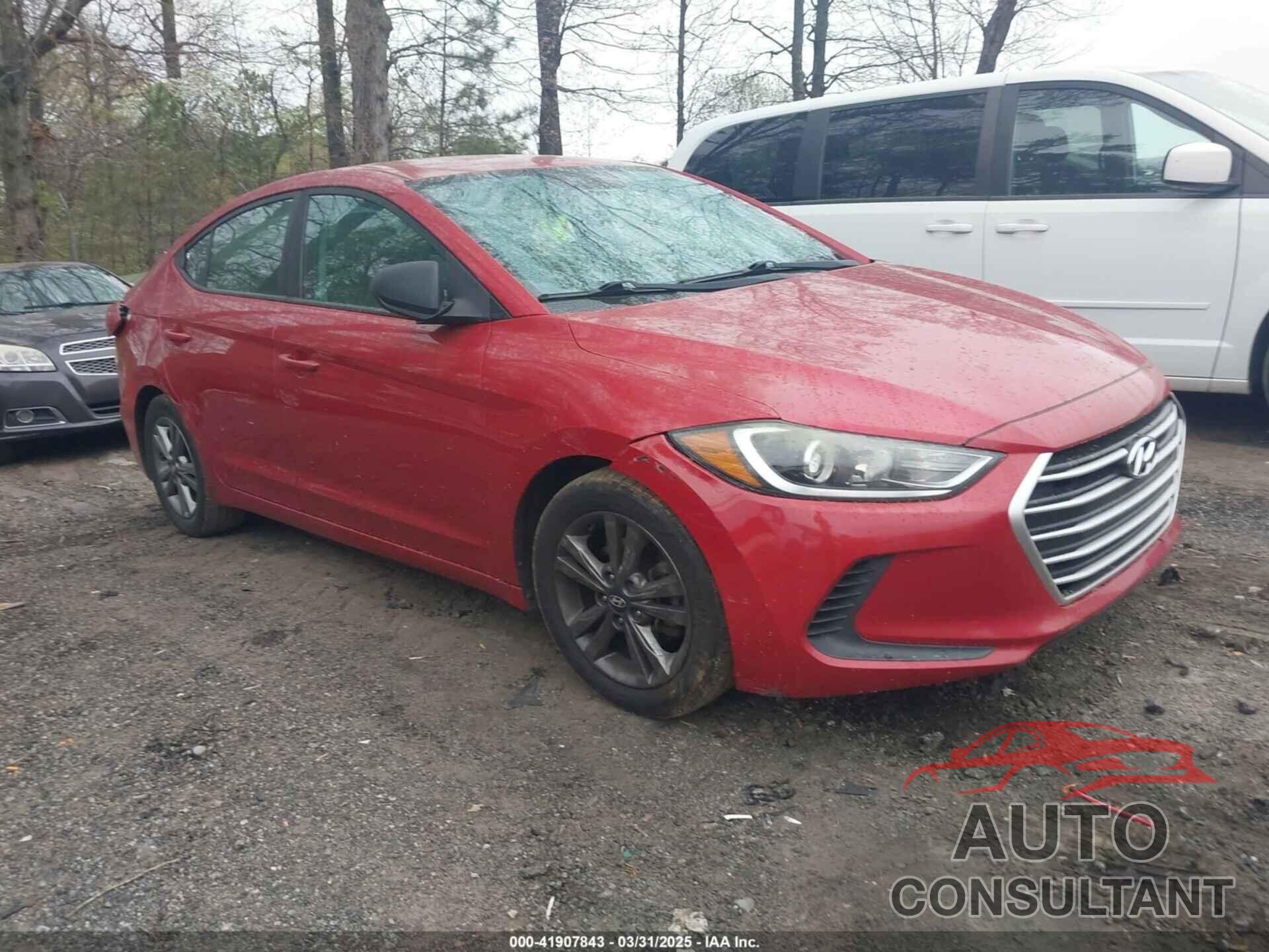 HYUNDAI ELANTRA 2017 - 5NPD84LFXHH053627