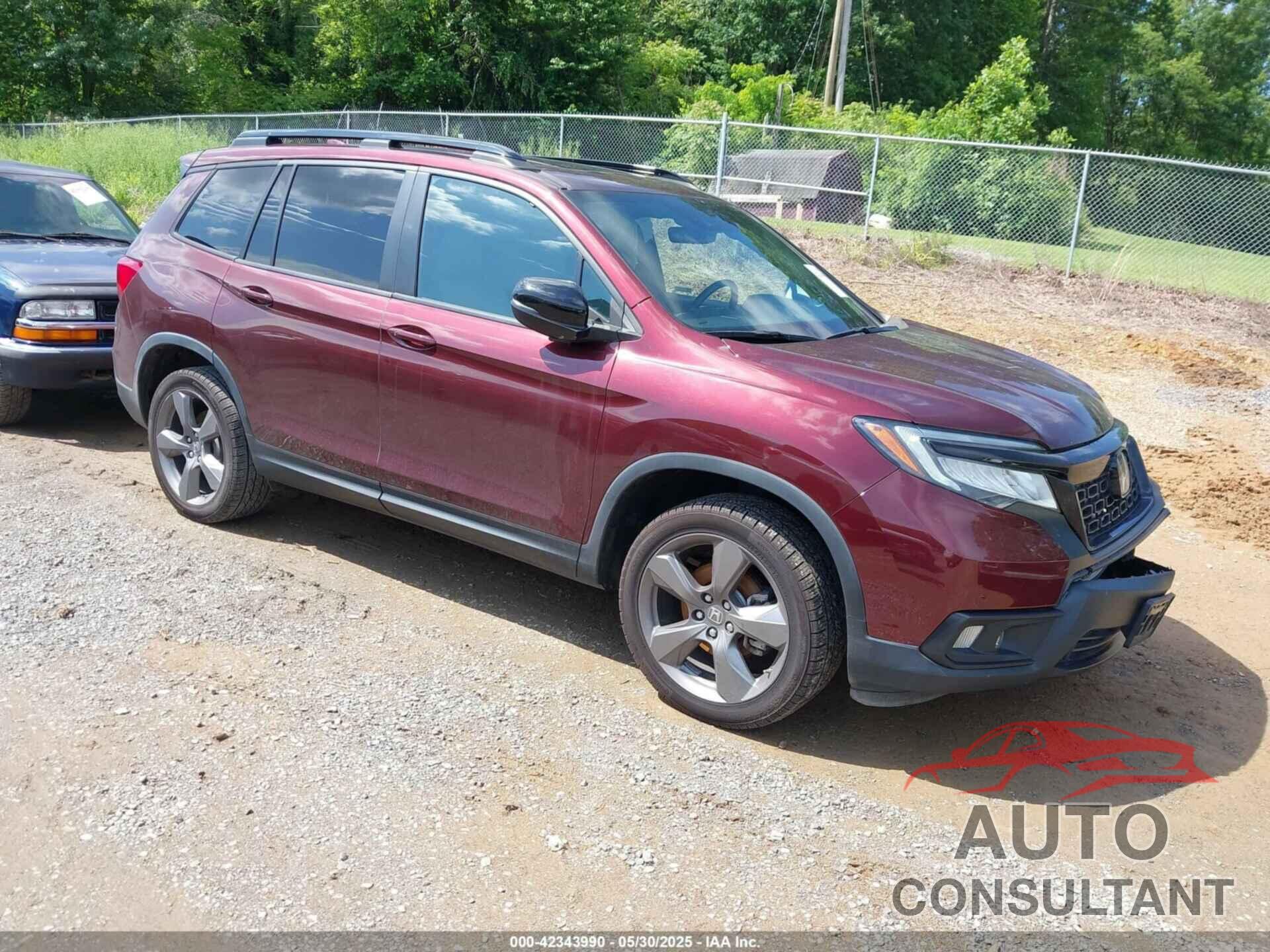 HONDA PASSPORT 2019 - 5FNYF8H9XKB027990