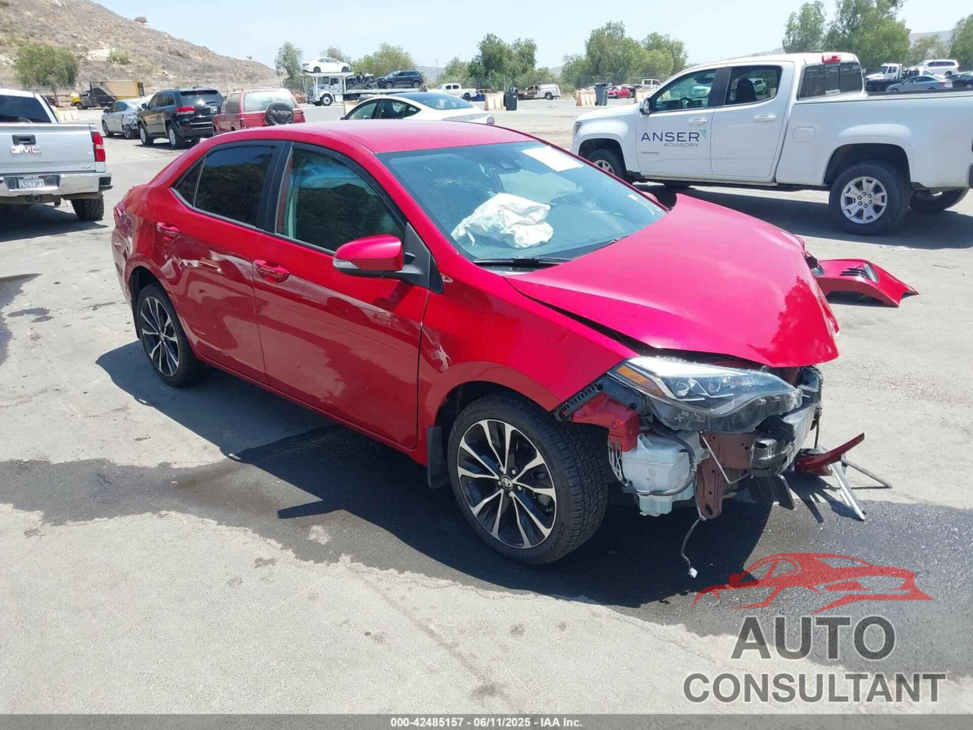 TOYOTA COROLLA 2018 - 5YFBURHE8JP851939