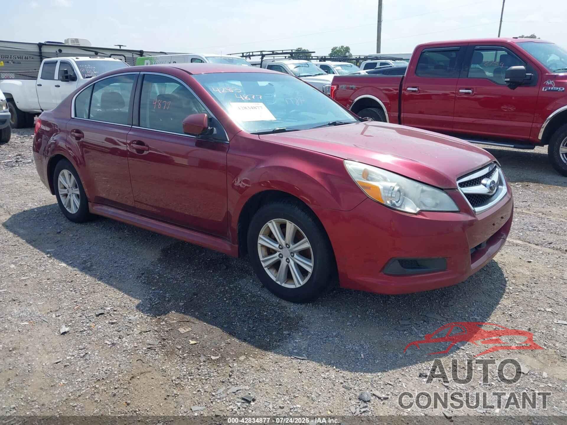 SUBARU LEGACY 2012 - 4S3BMBC65C3014343