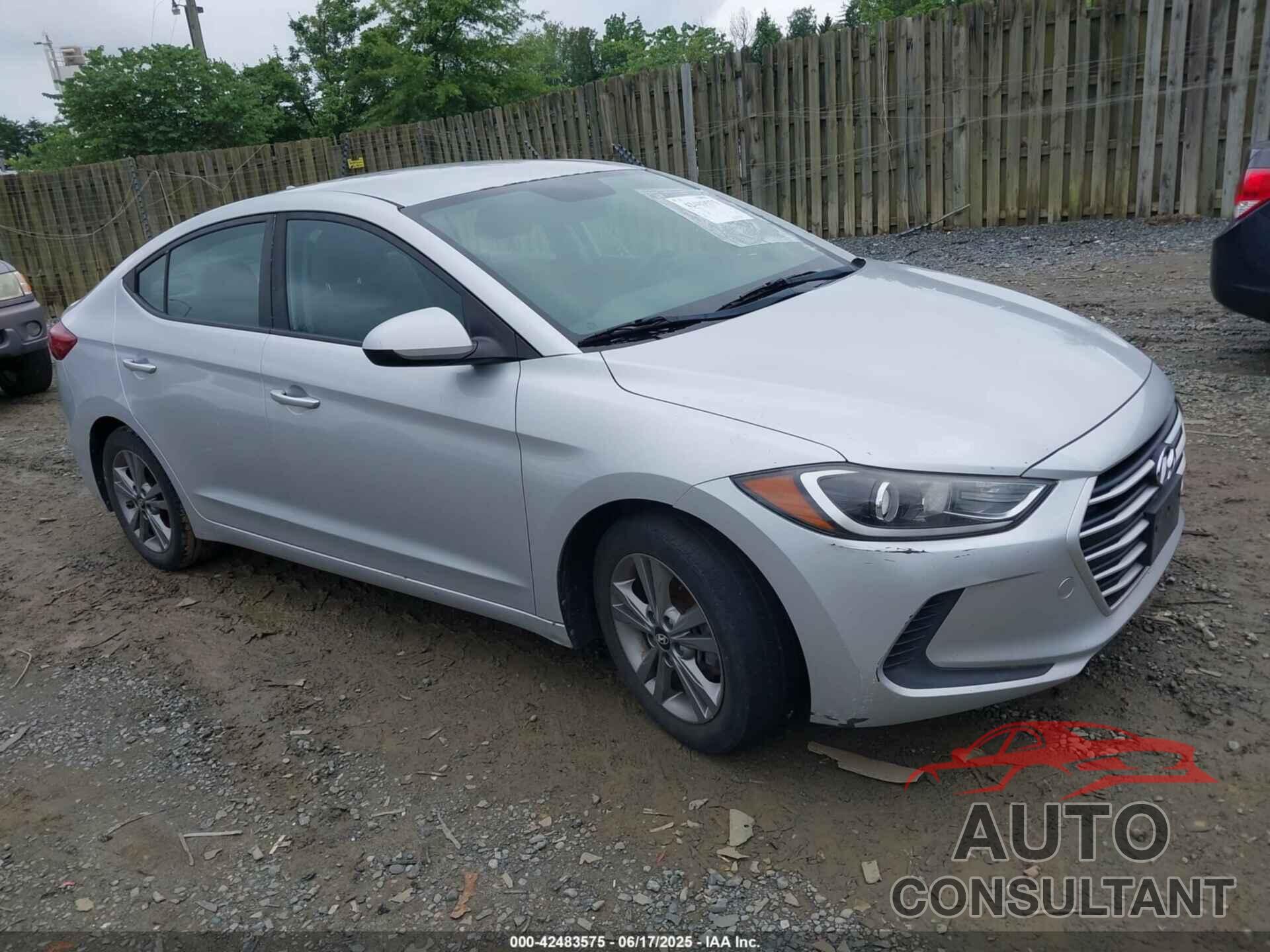 HYUNDAI ELANTRA 2018 - KMHD84LF2JU508204