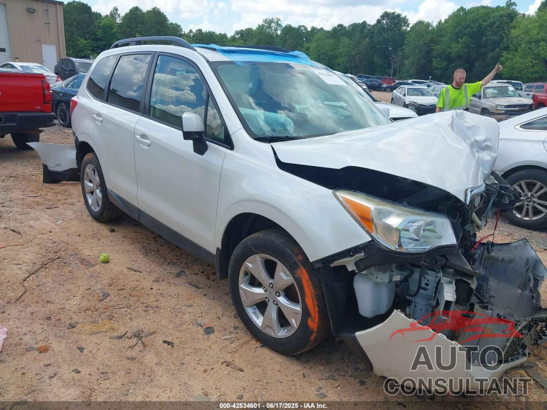 SUBARU FORESTER 2015 - JF2SJADC9FH444229