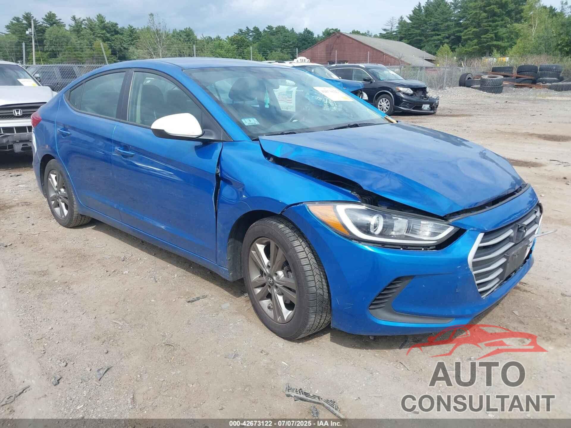 HYUNDAI ELANTRA 2018 - 5NPD84LF4JH313235