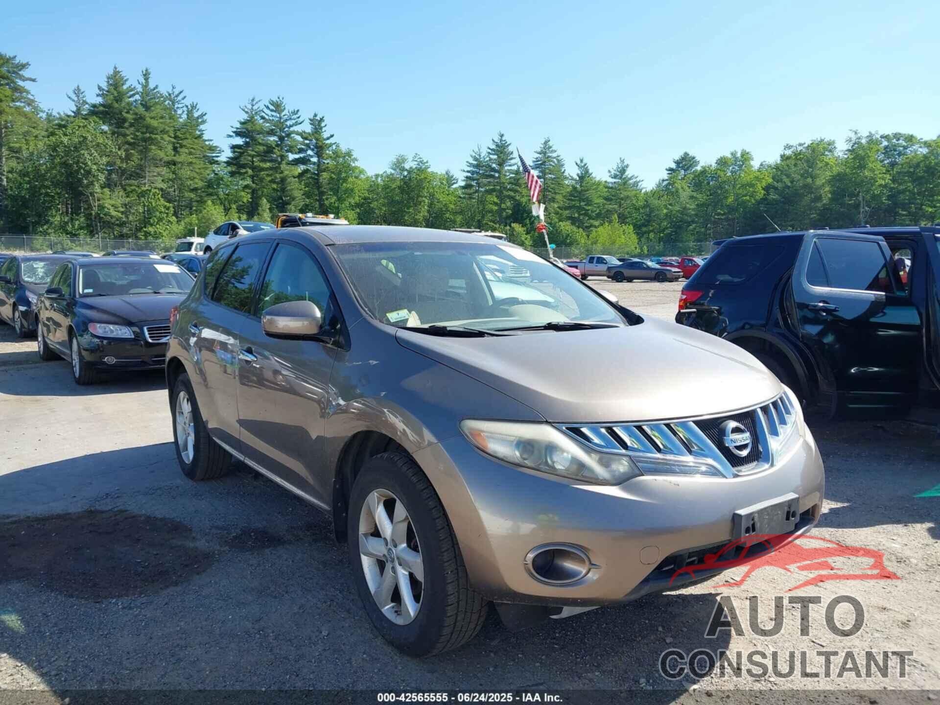 NISSAN MURANO 2010 - JN8AZ1MW3AW111689