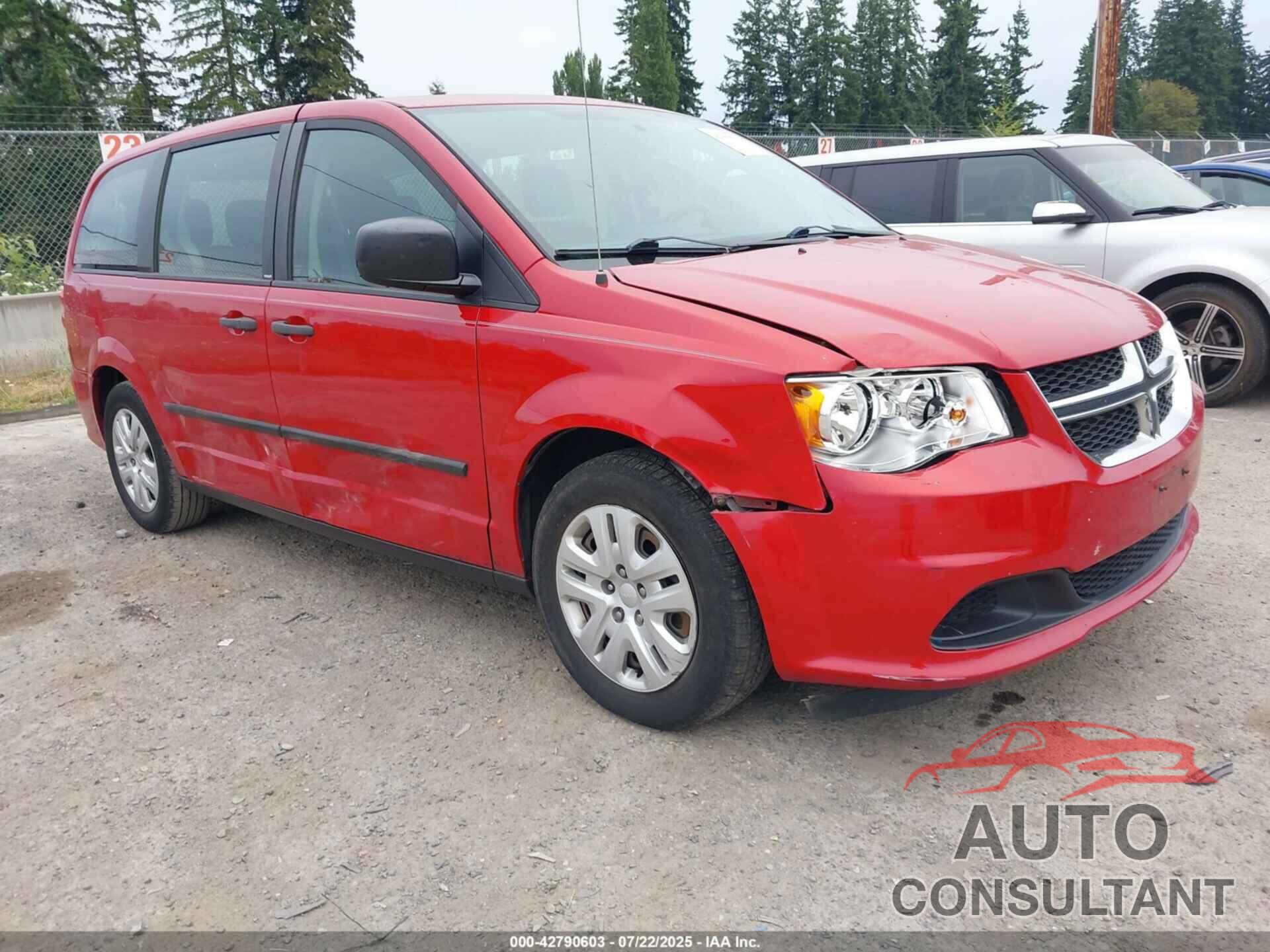 DODGE GRAND CARAVAN 2014 - 2C4RDGBG8ER260478