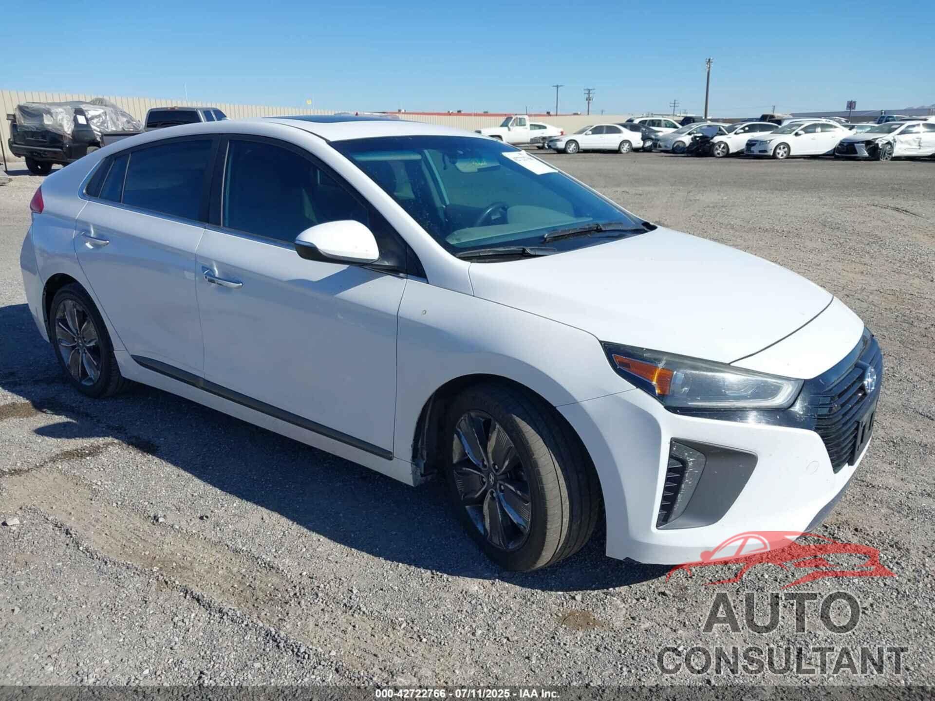 HYUNDAI IONIQ HYBRID 2017 - KMHC85LC9HU040120