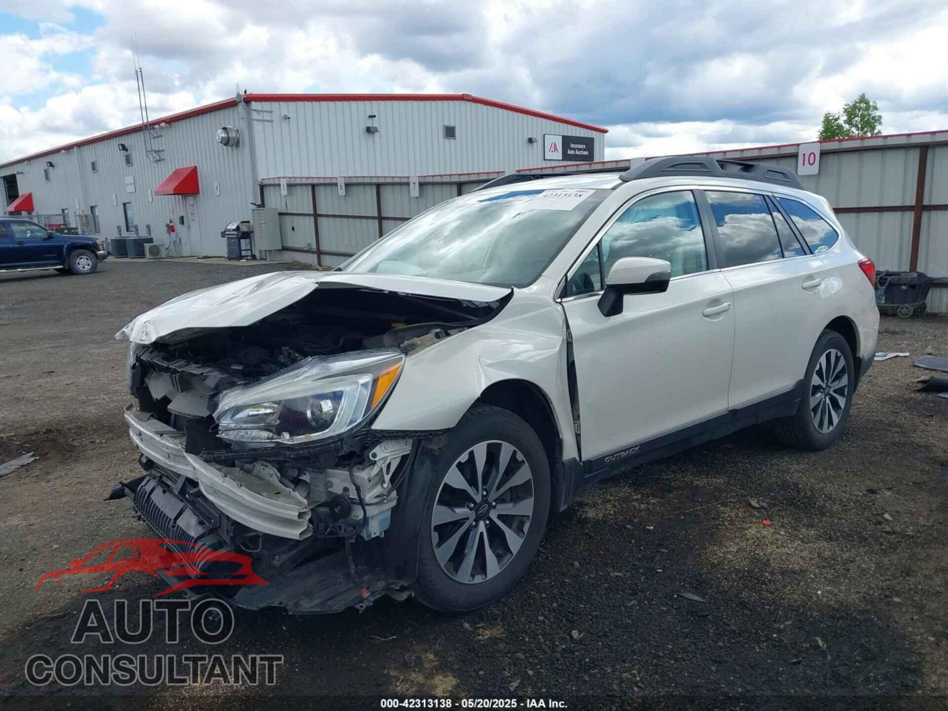 SUBARU OUTBACK 2016 - 4S4BSBLC8G3295180