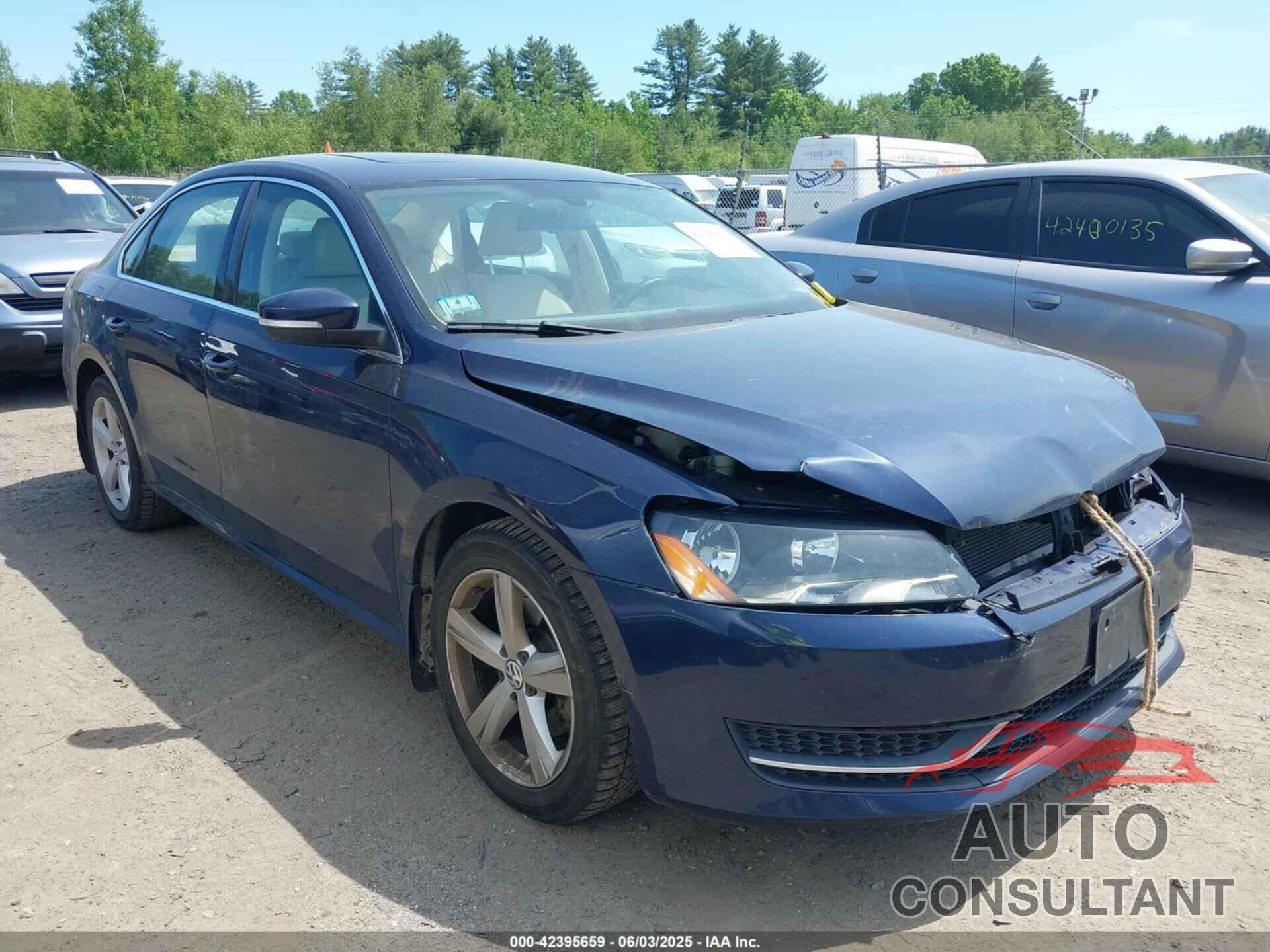 VOLKSWAGEN PASSAT 2013 - 1VWBP7A37DC111202