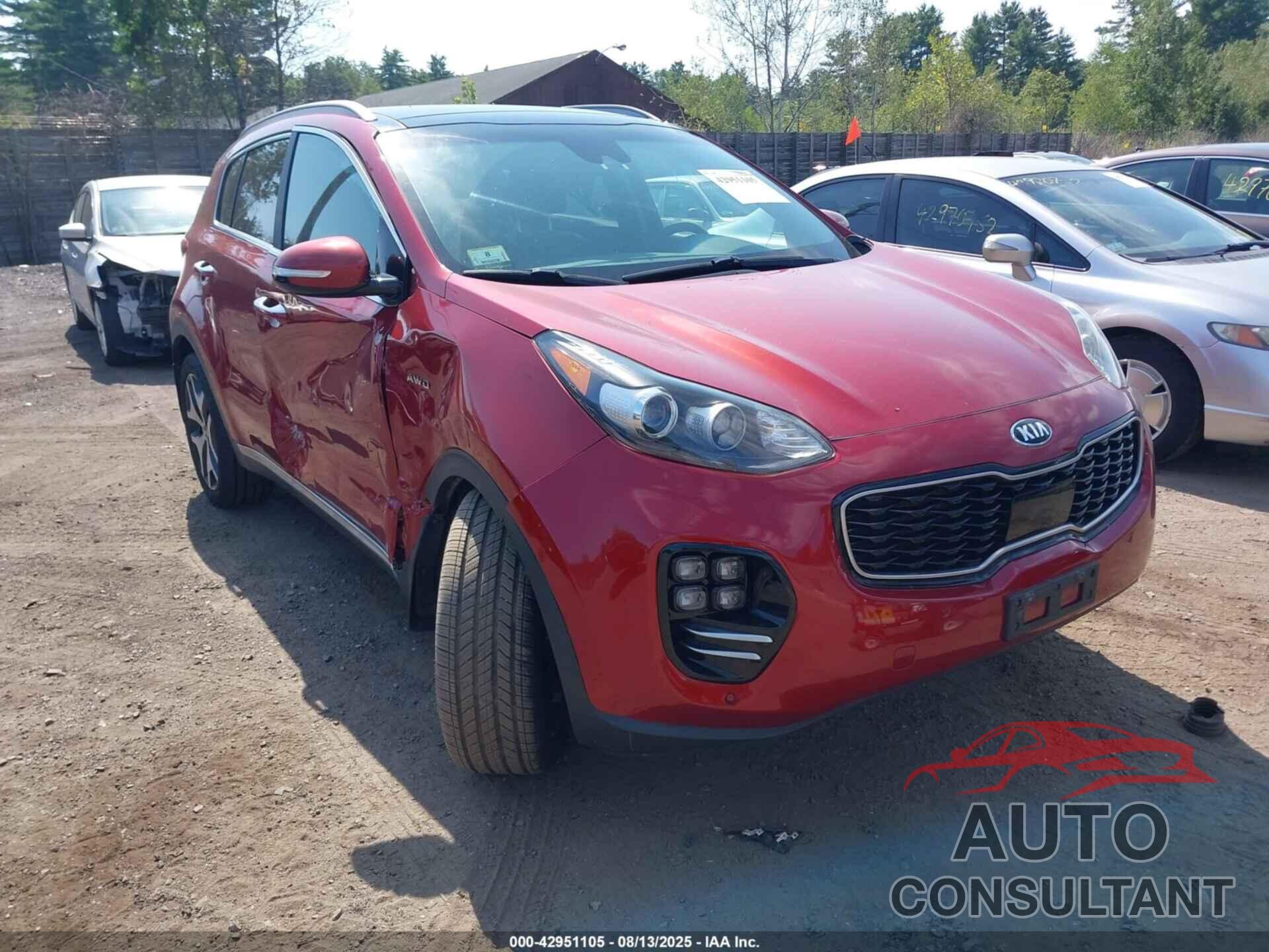 KIA SPORTAGE 2017 - KNDPRCA6XH7205305