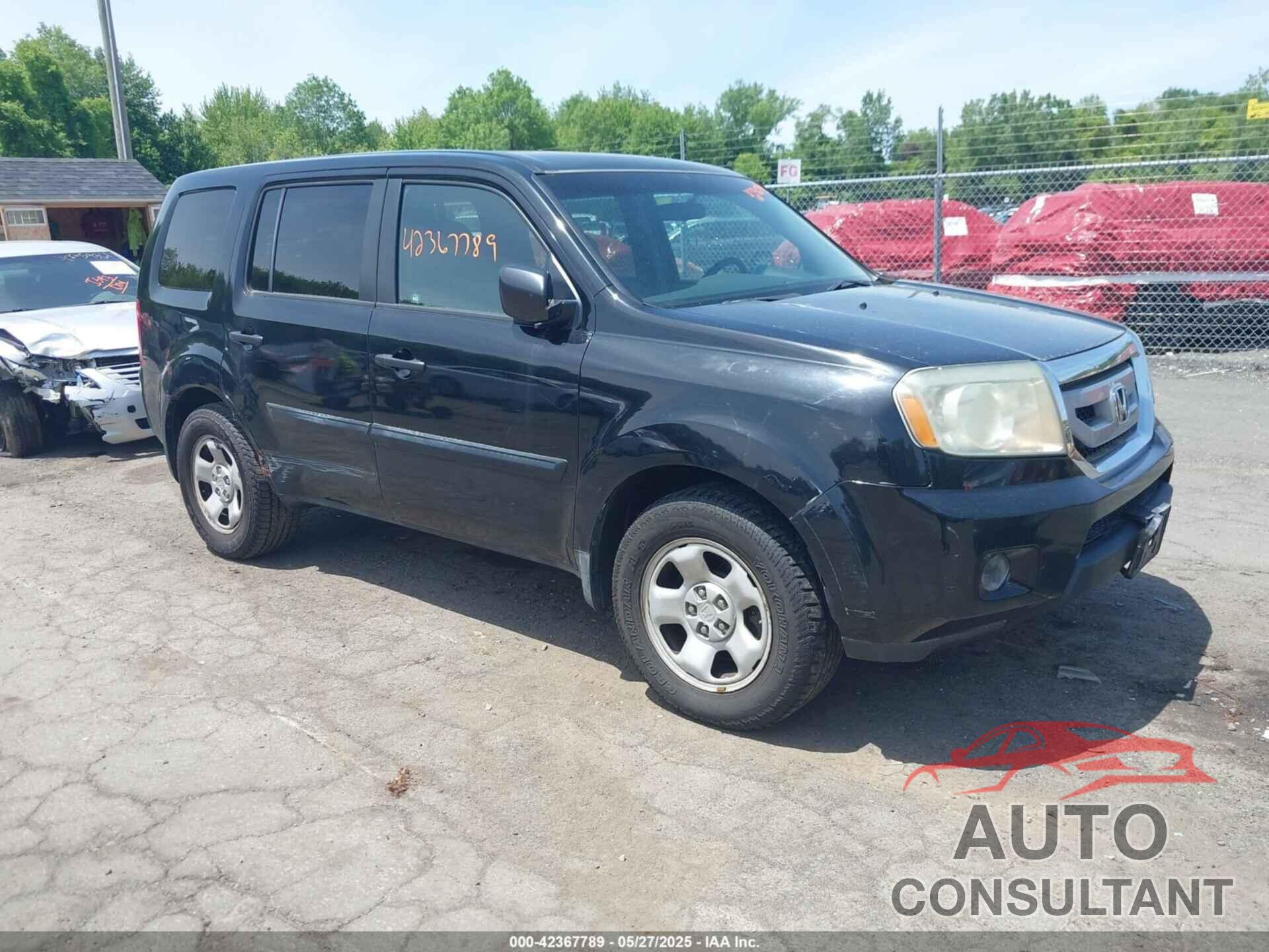 HONDA PILOT 2010 - 5FNYF4H26AB020089