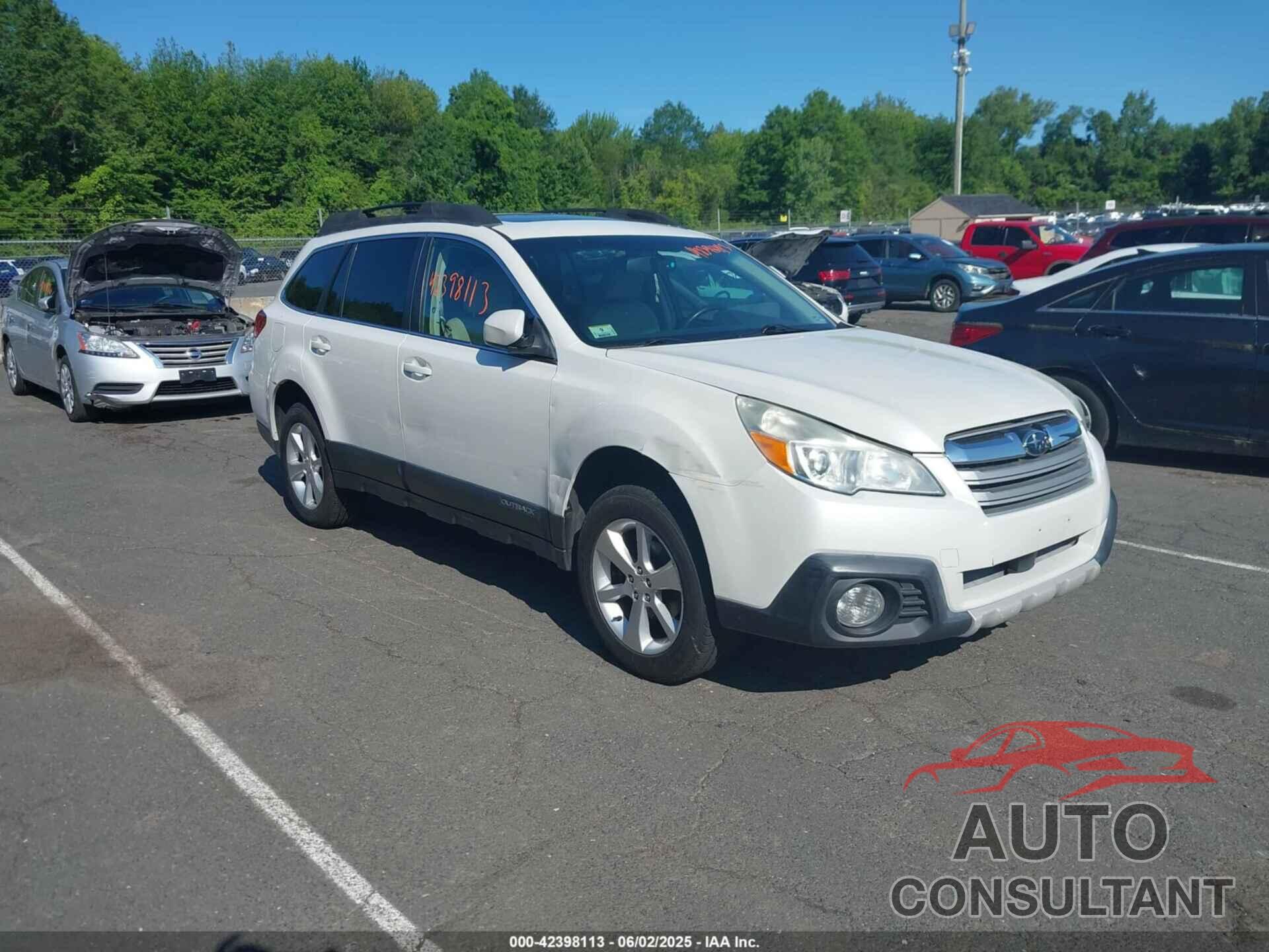 SUBARU OUTBACK 2013 - 4S4BRBKC2D3234898