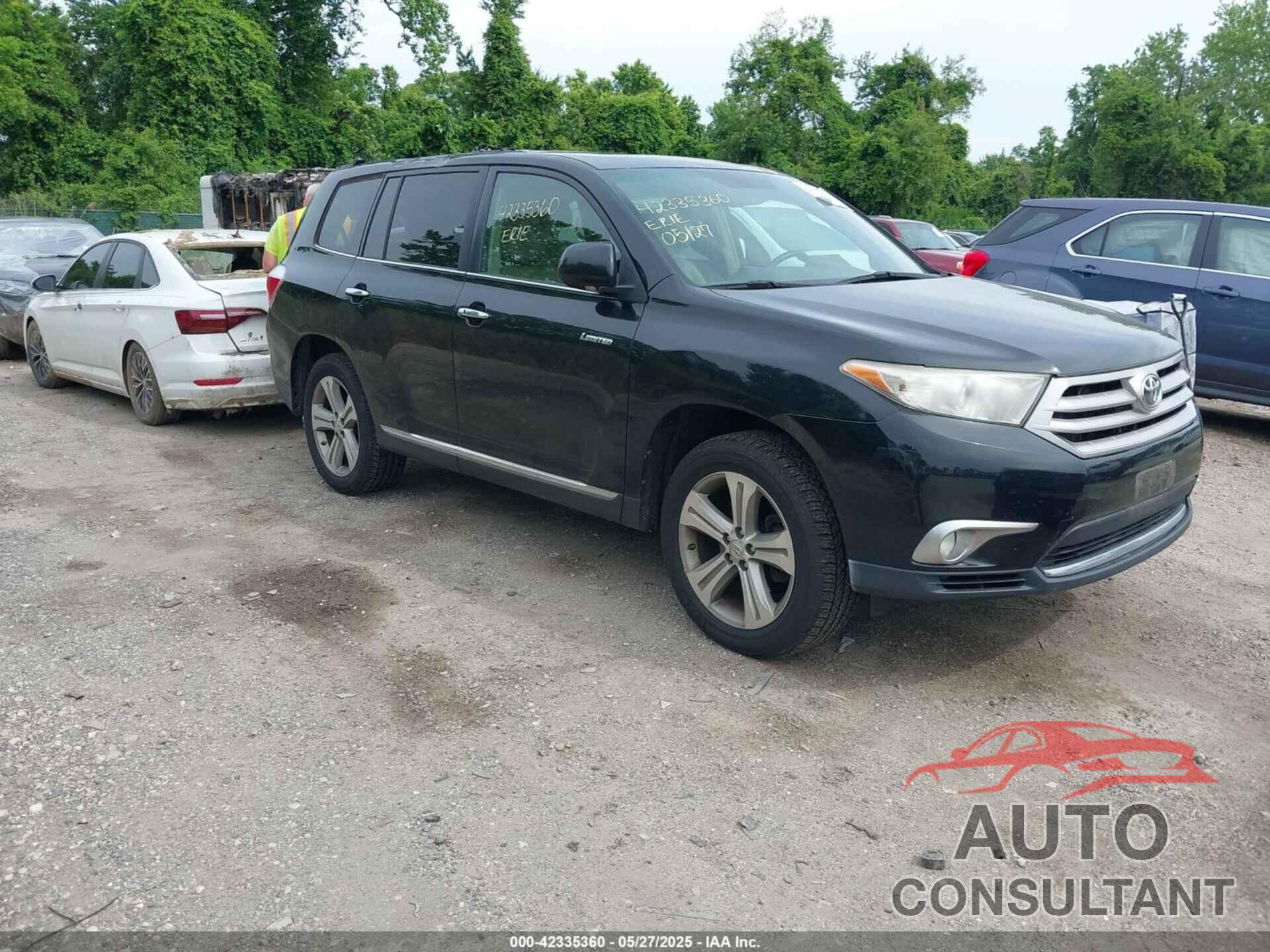 TOYOTA HIGHLANDER 2011 - 5TDDK3EH6BS043849