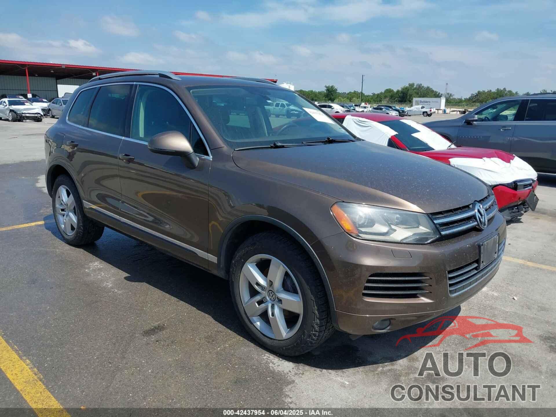 VOLKSWAGEN TOUAREG 2012 - WVGEK9BP7CD005820