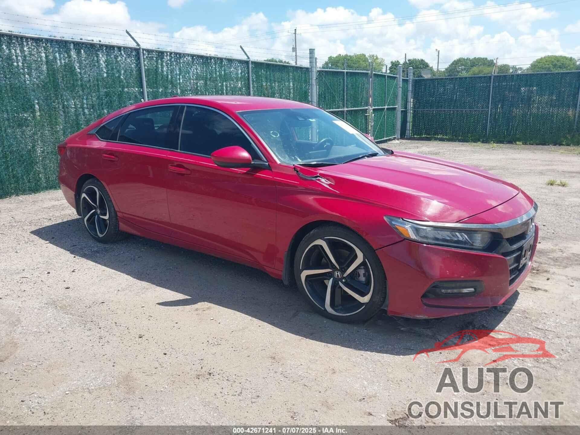 HONDA ACCORD 2018 - 1HGCV1F37JA236258