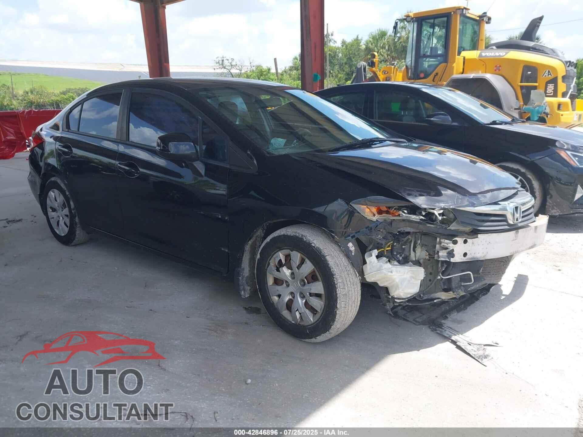 HONDA CIVIC 2012 - 19XFB2F58CE005705