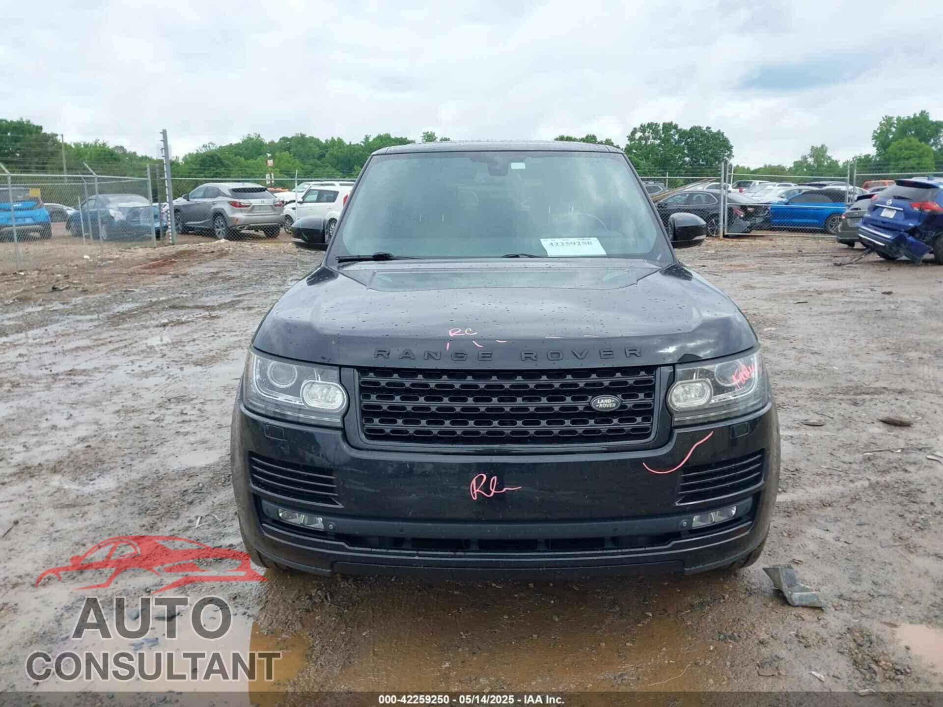 LAND ROVER RANGE ROVER 2015 - SALGS2VF8FA214859