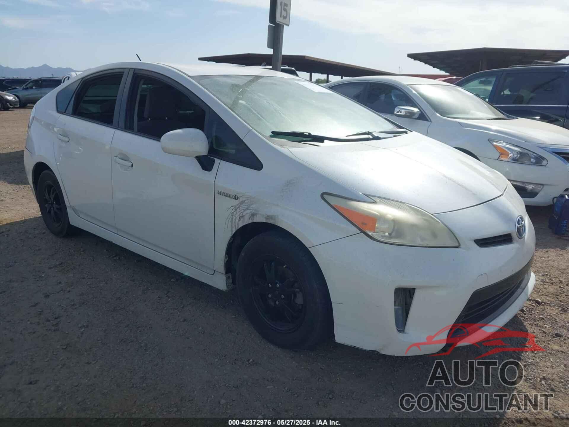 TOYOTA PRIUS 2013 - JTDKN3DU1D5648707