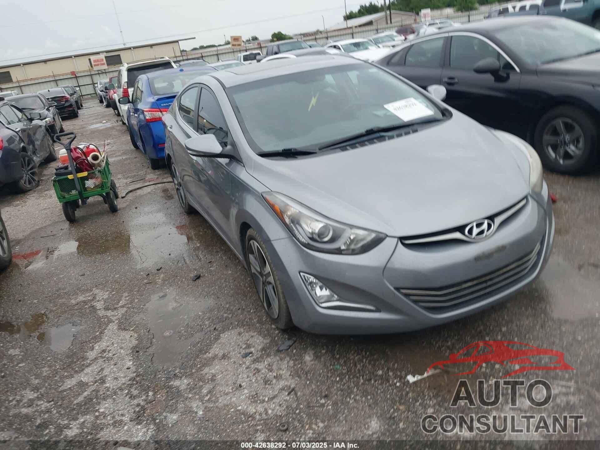 HYUNDAI ELANTRA 2014 - KMHDH4AH4EU159010