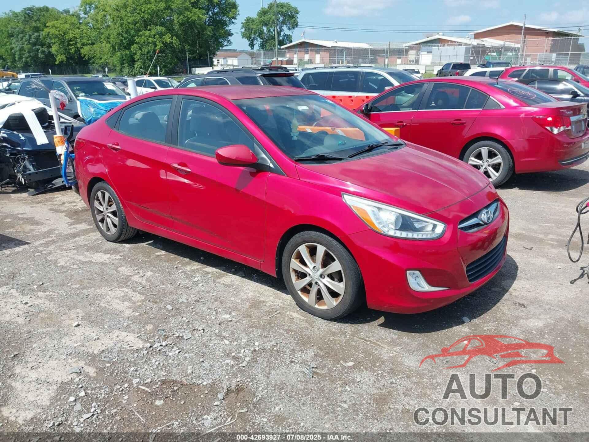 HYUNDAI ACCENT 2014 - KMHCU4AEXEU620269