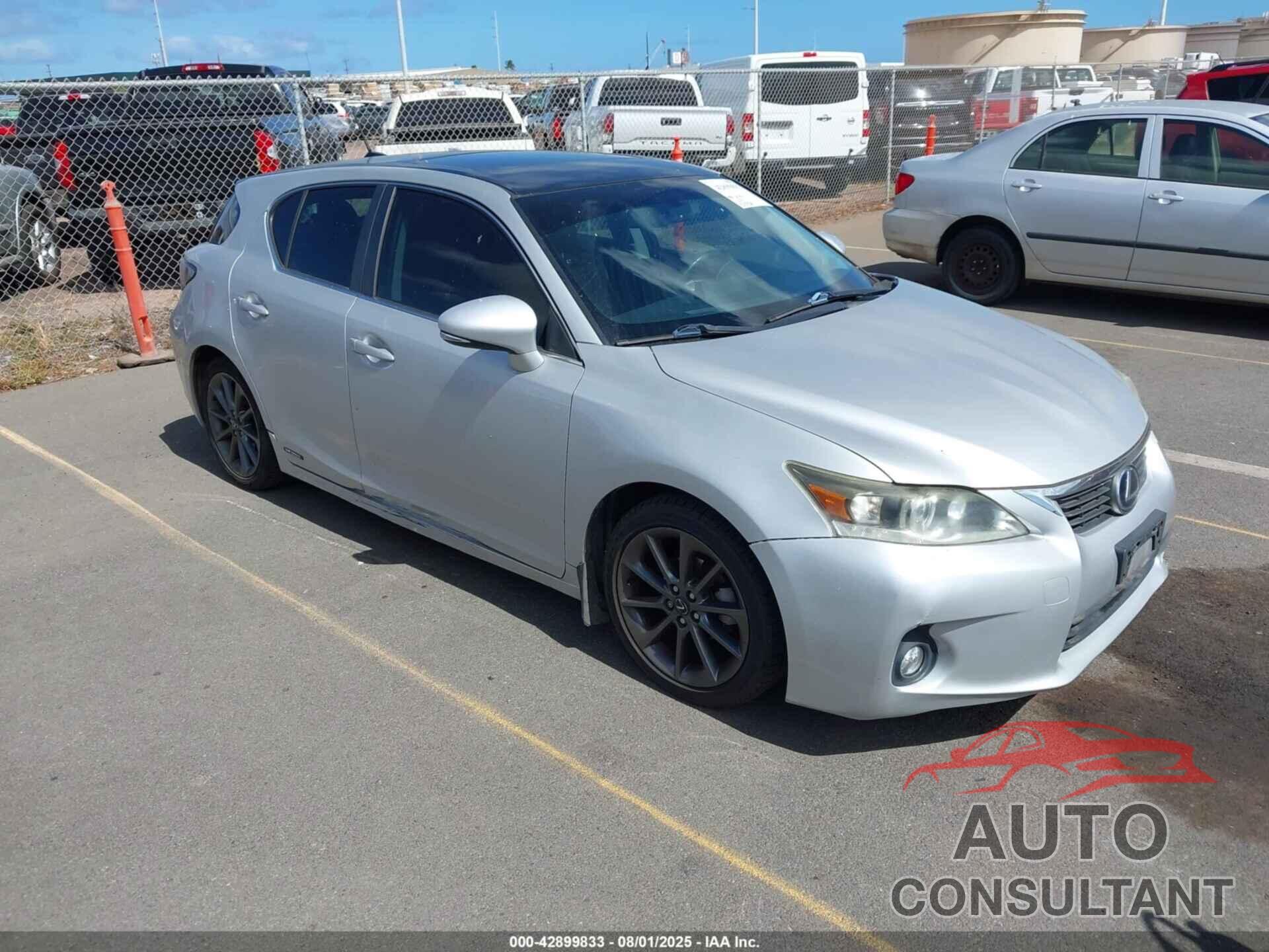 LEXUS CT 200H 2011 - JTHKD5BH8B2026140