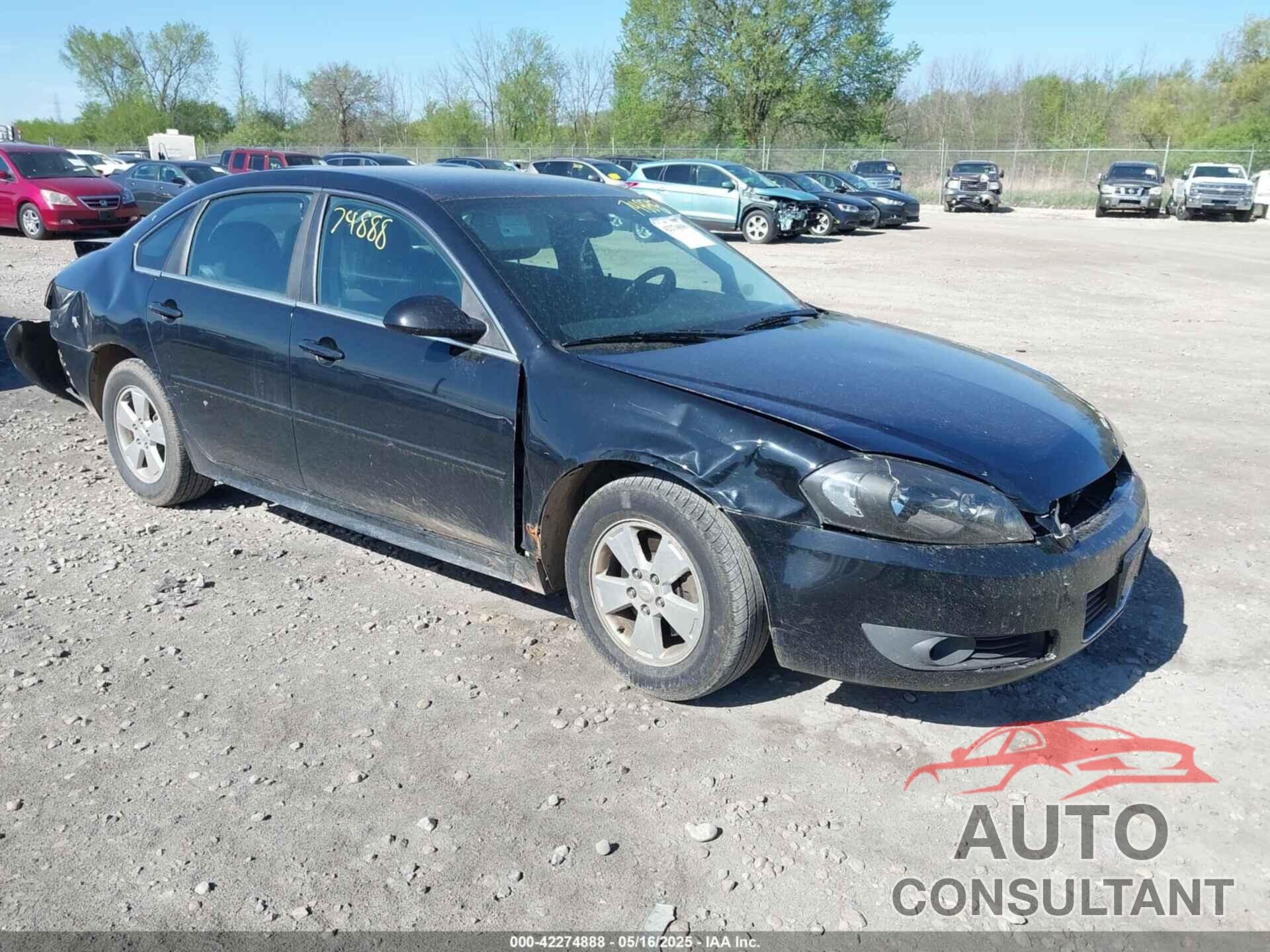 CHEVROLET IMPALA 2011 - 2G1WG5EK8B1109819