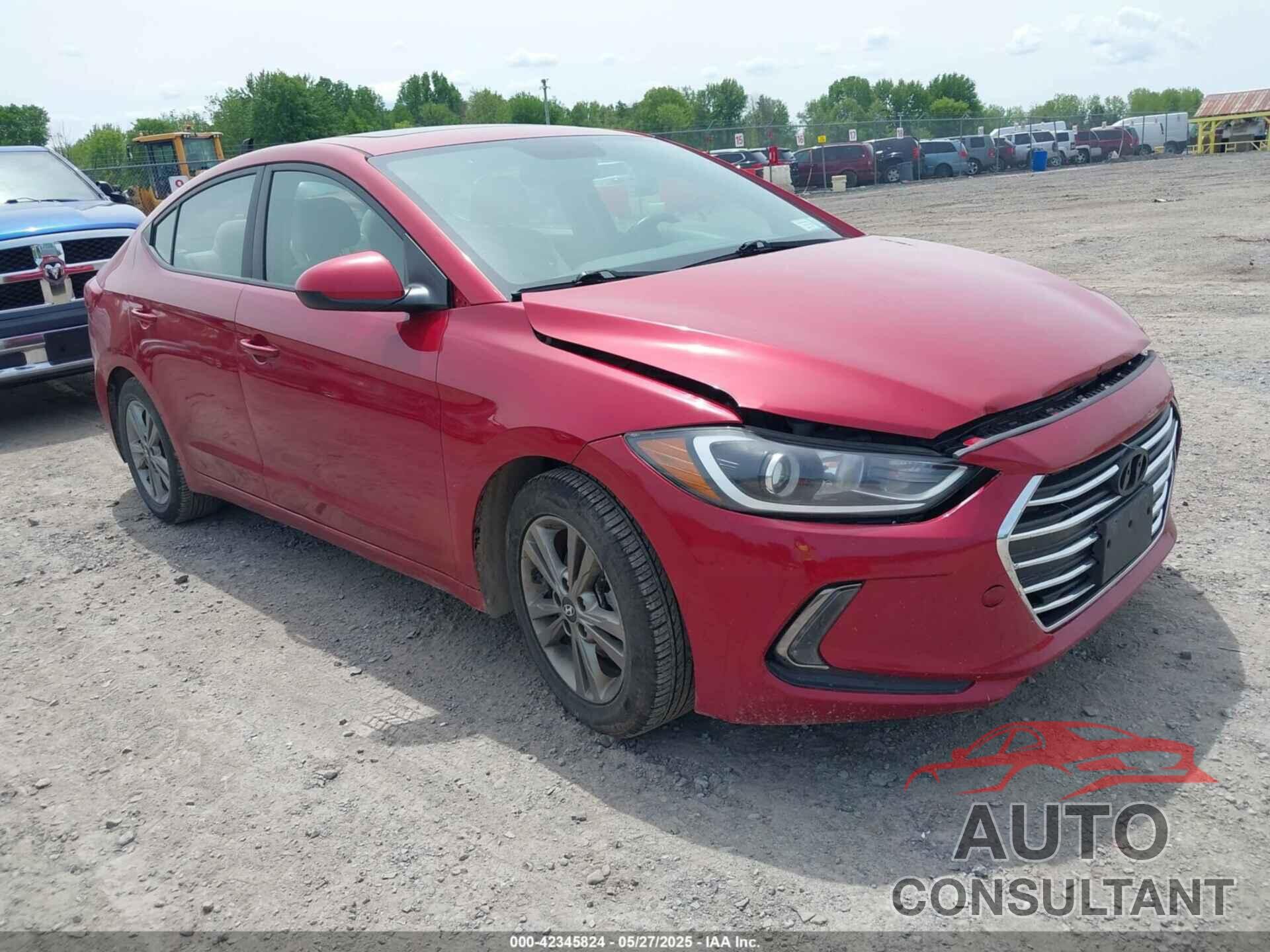 HYUNDAI ELANTRA 2017 - 5NPD84LF9HH142606