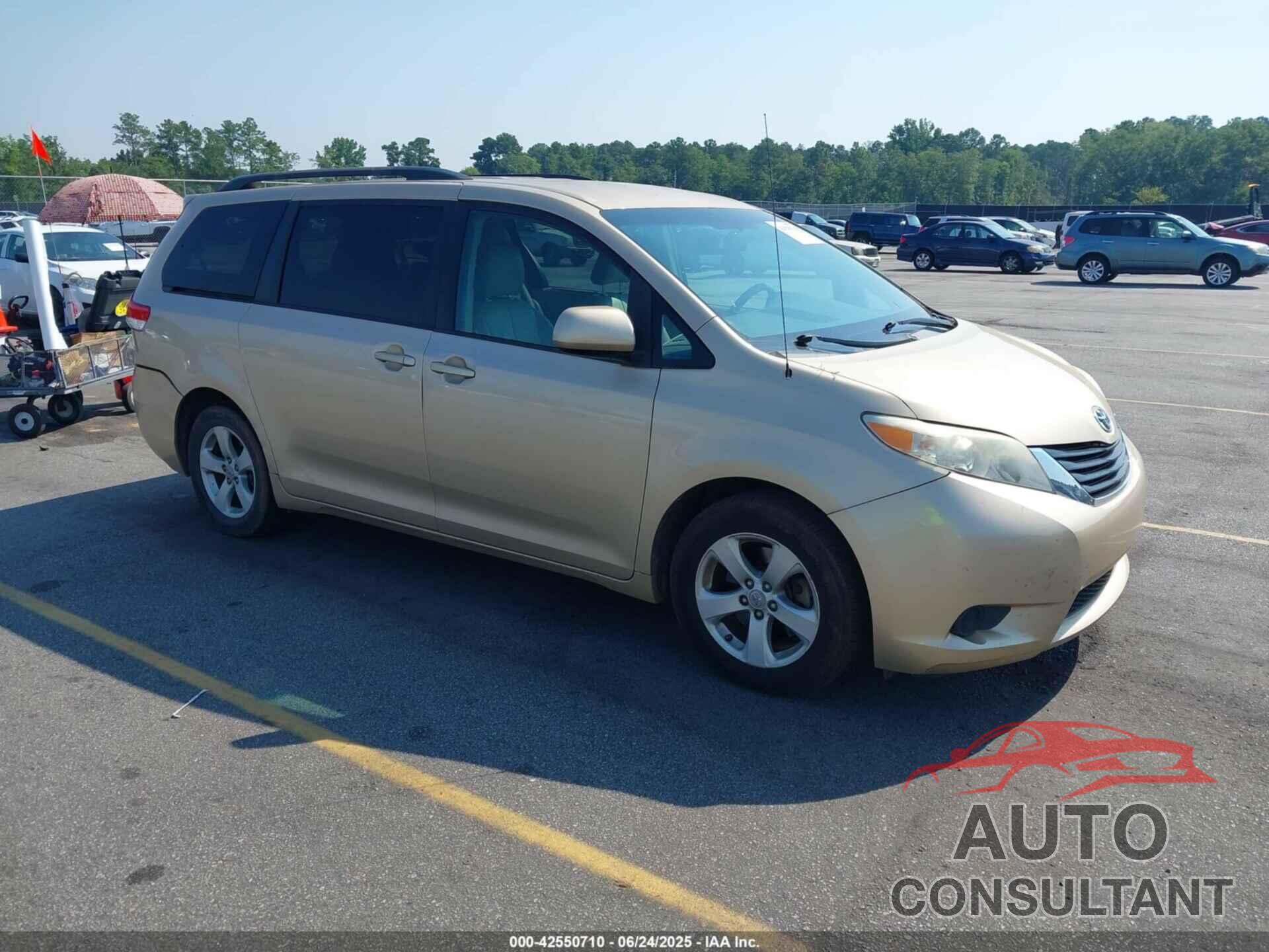 TOYOTA SIENNA 2012 - 5TDKK3DC0CS239963