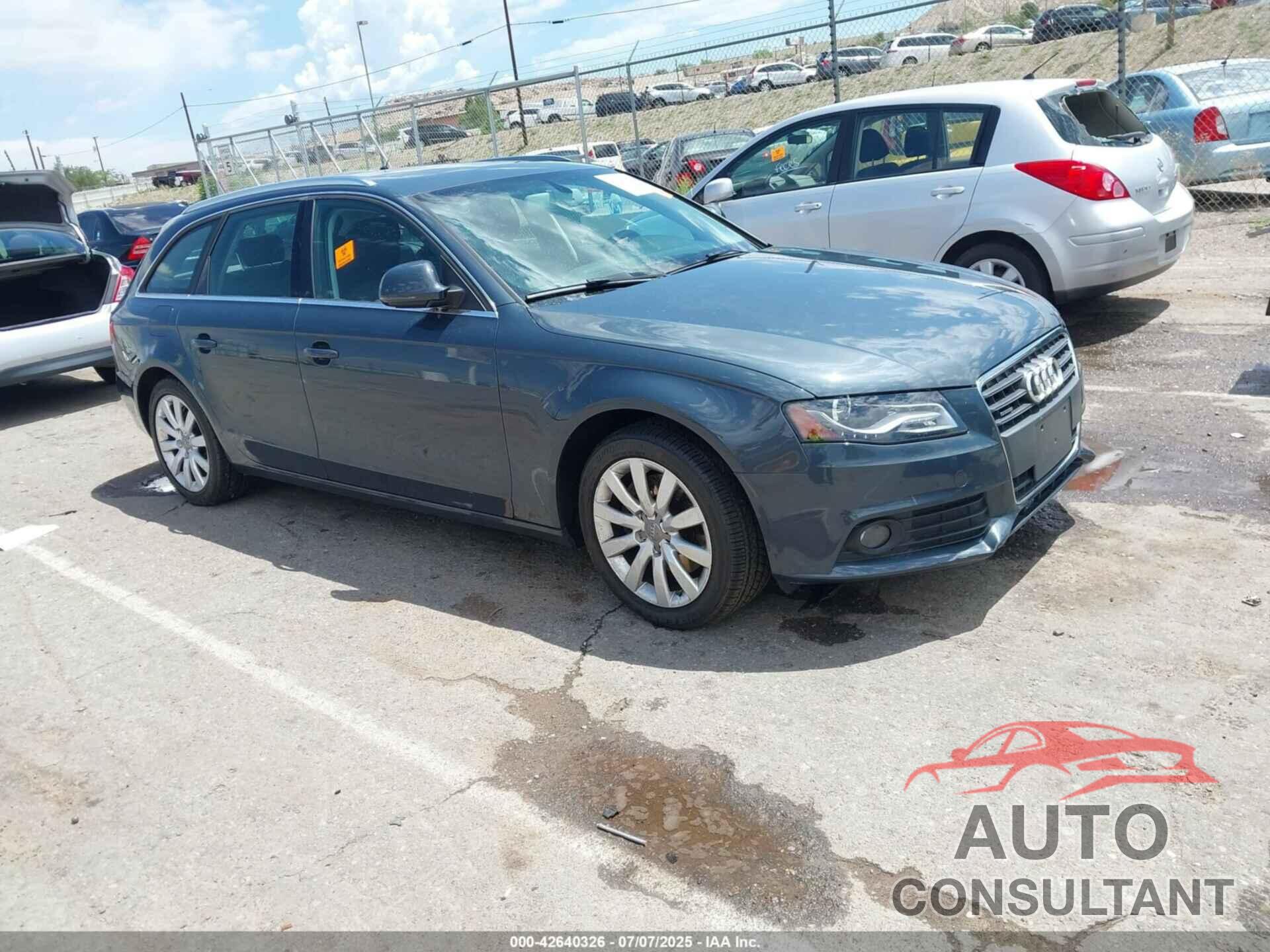 AUDI A4 2009 - WAUGF98K29A184076